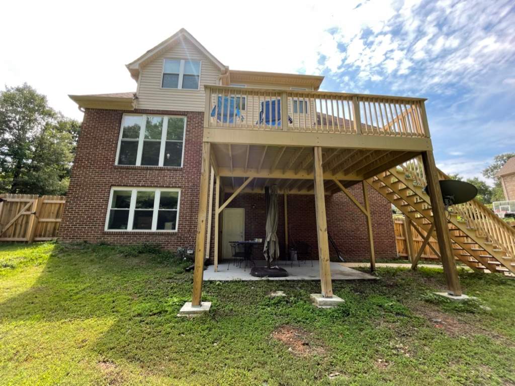 Aspen Lake - Covered Porch by Pillar and Pine
