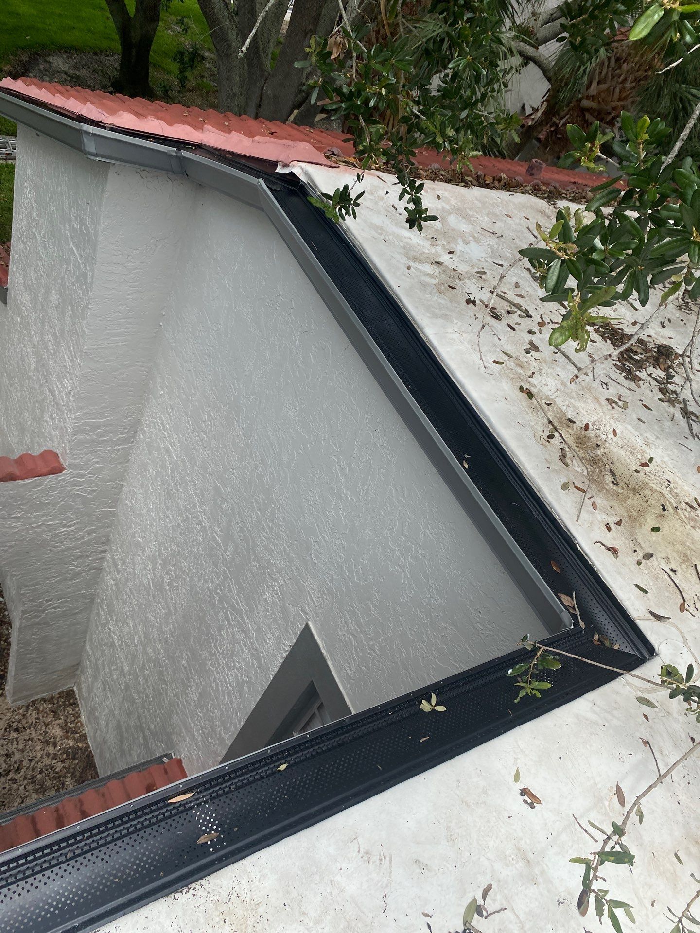 Custom Residential Gutter Guard System Installation in Saint Petersburg FL by Gutter Professors