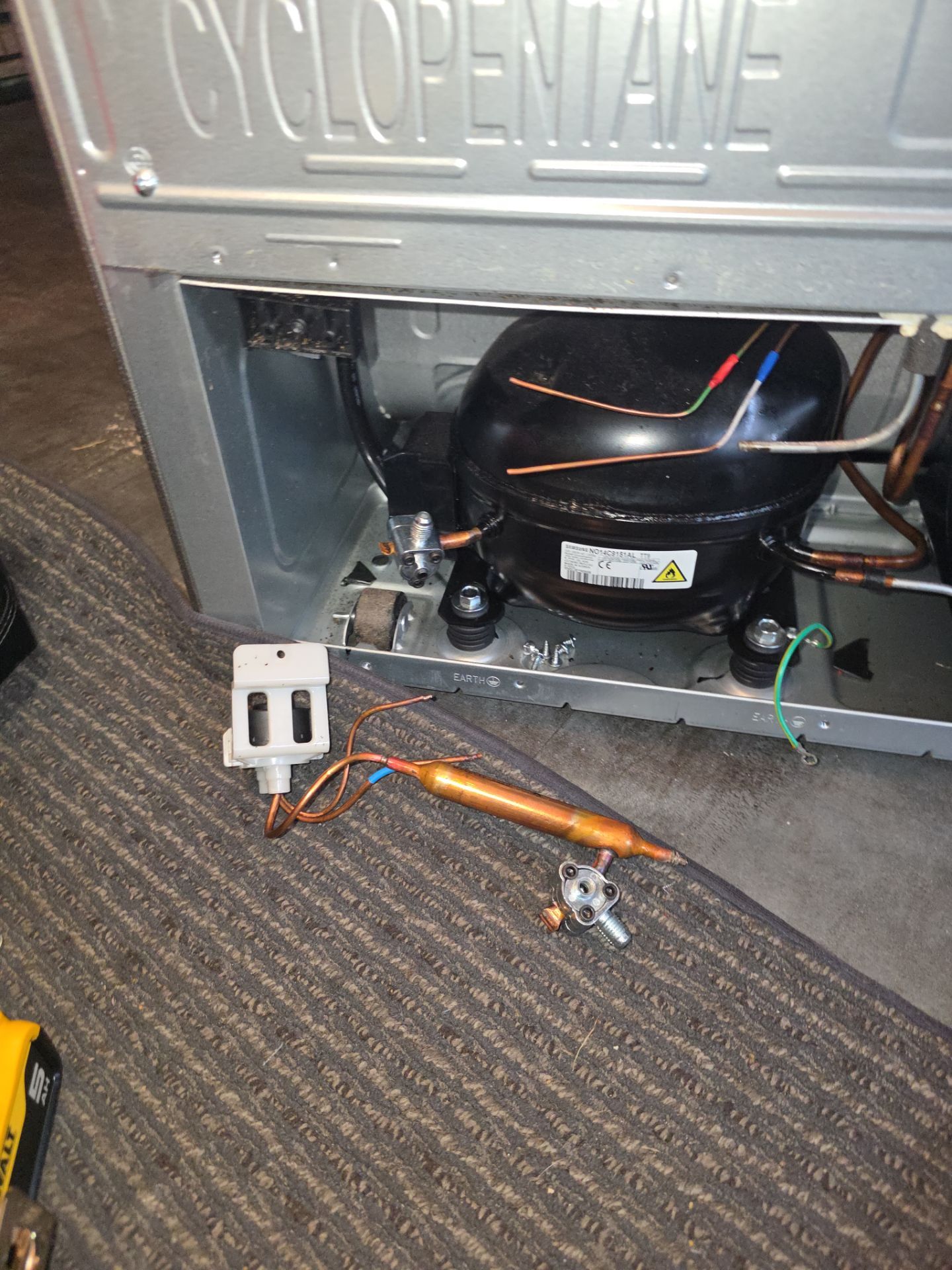 Residential Refrigerator Compressor Diagnostic and Refrigerant Service in Mount Dora by AMB-WORKS APPLIANCE REPAIR