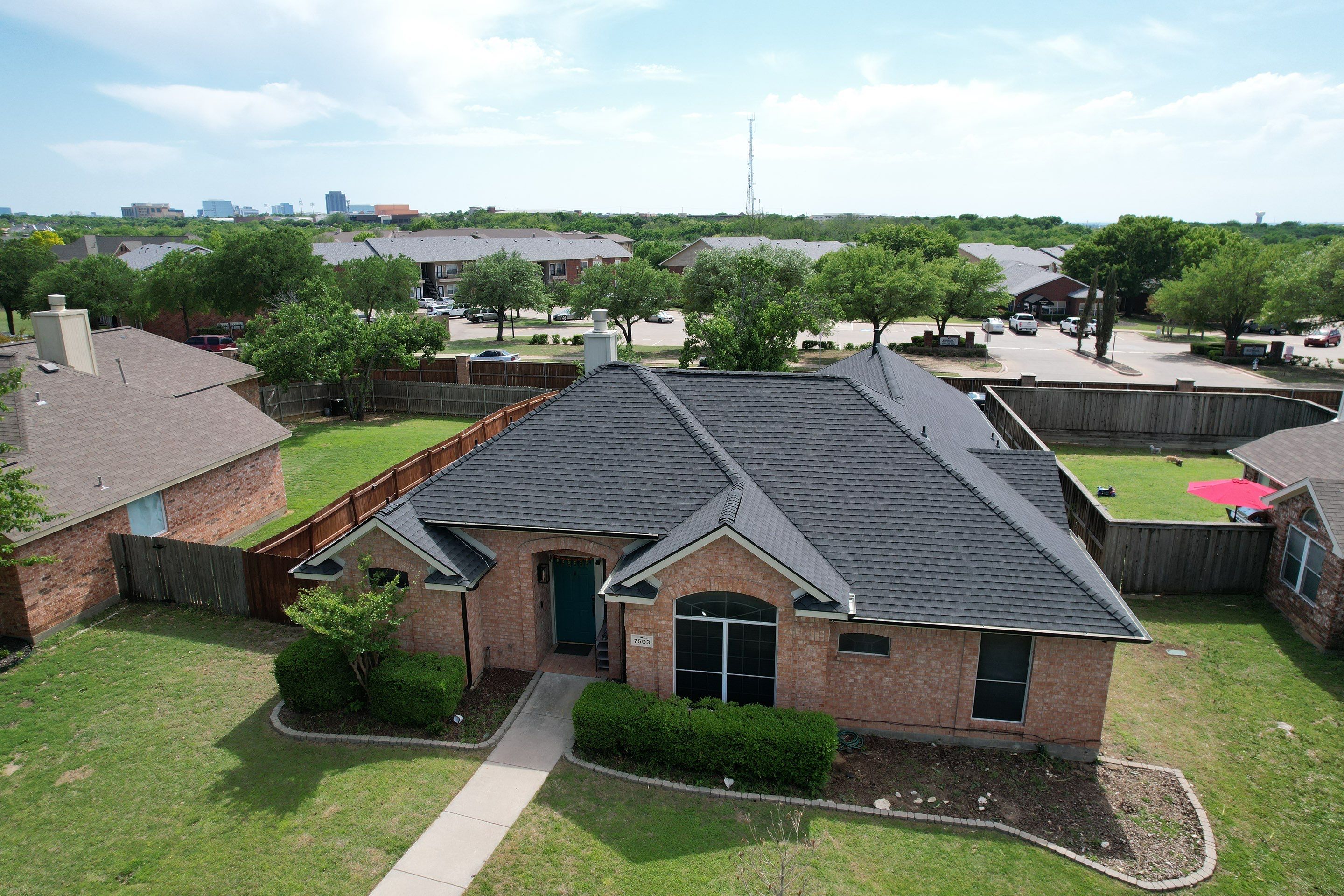 Project in Frisco by Zeus Exteriors