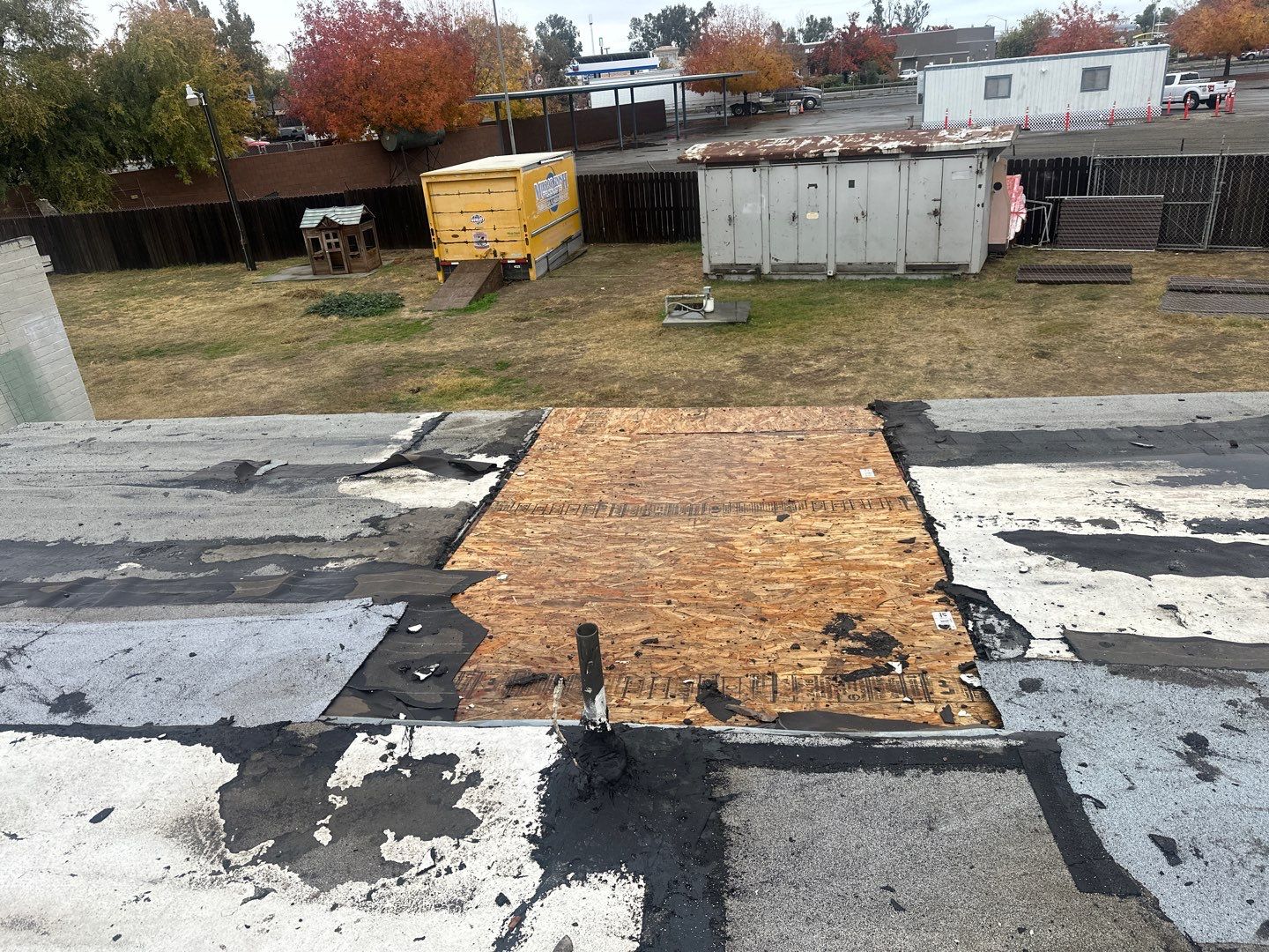 Emergency Roof Tarp Service - Fresno, CA by Grandmark Service Company