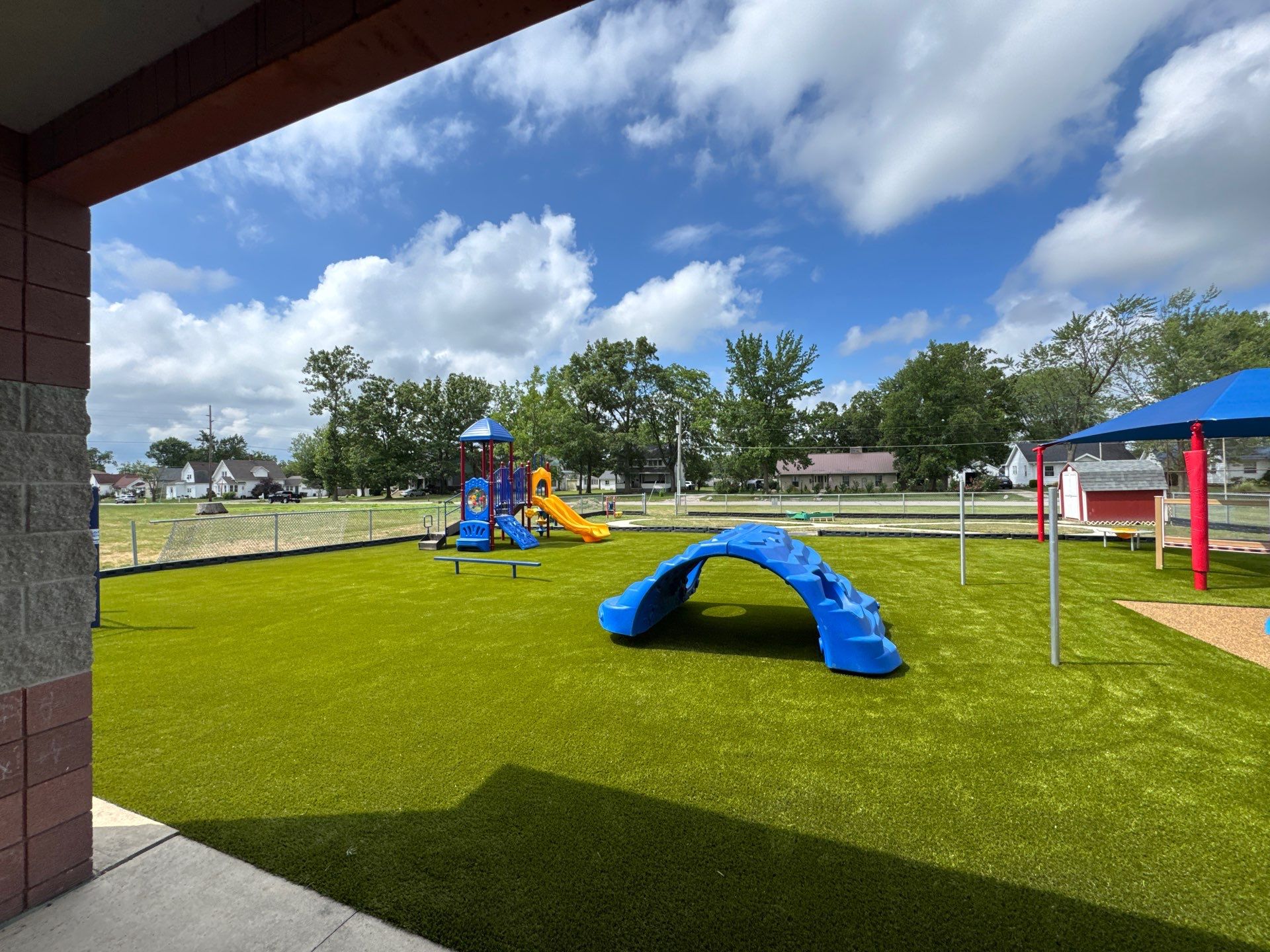 Playground Grass in Portland, IN by ForeverLawn NEIN/INDY