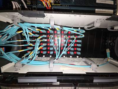 Structured cabling installation by CimaSolutions