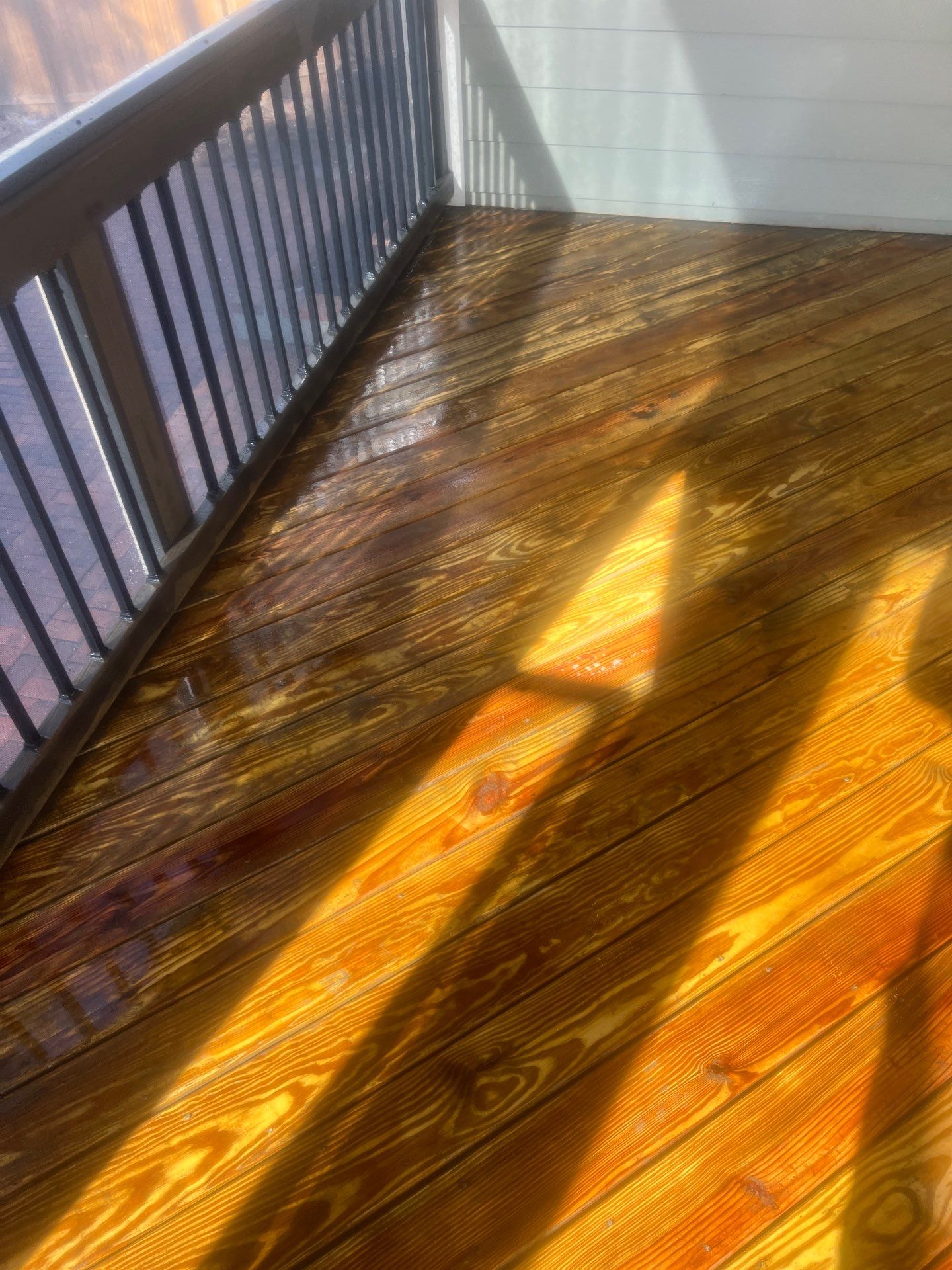 Patio and Coated Deck using Wood and Concrete Sealant by DuraSeal