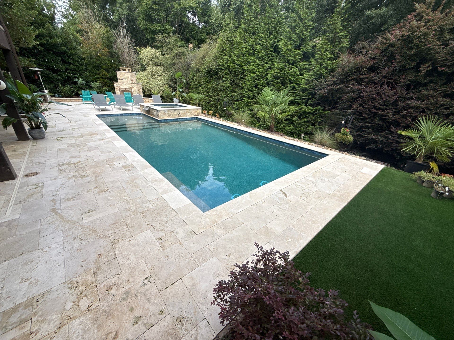Pool Deck using Concrete Sealant by DuraSeal