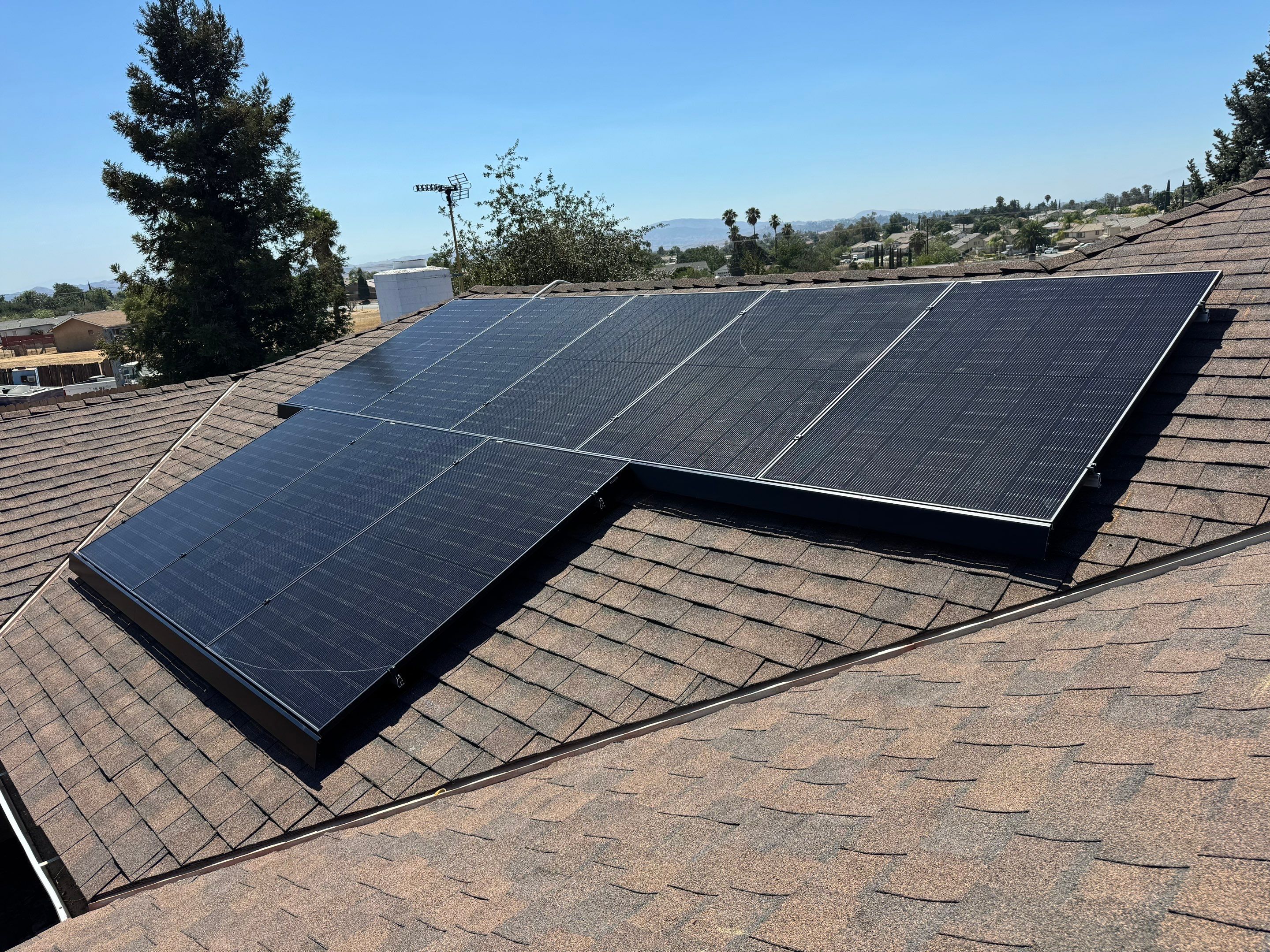 Residential Solar Installation and Enphase Battery Storage in Yucaipa by VIBE SOLAR