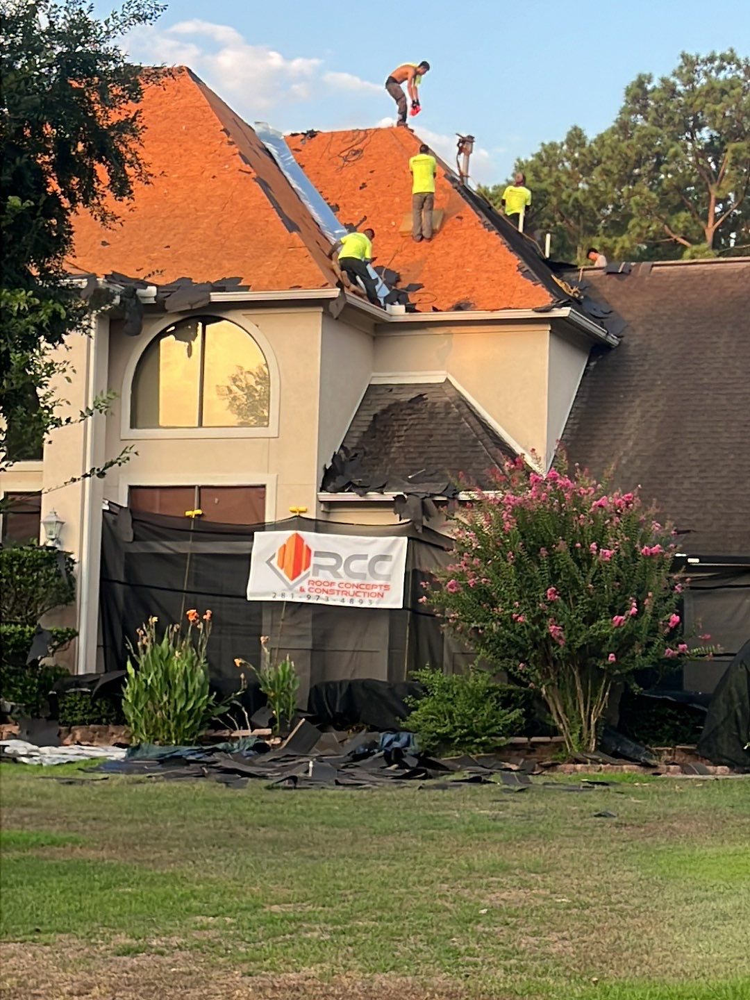 Residential Roofing Installation using Owen's Corning by Roof Concepts Construction