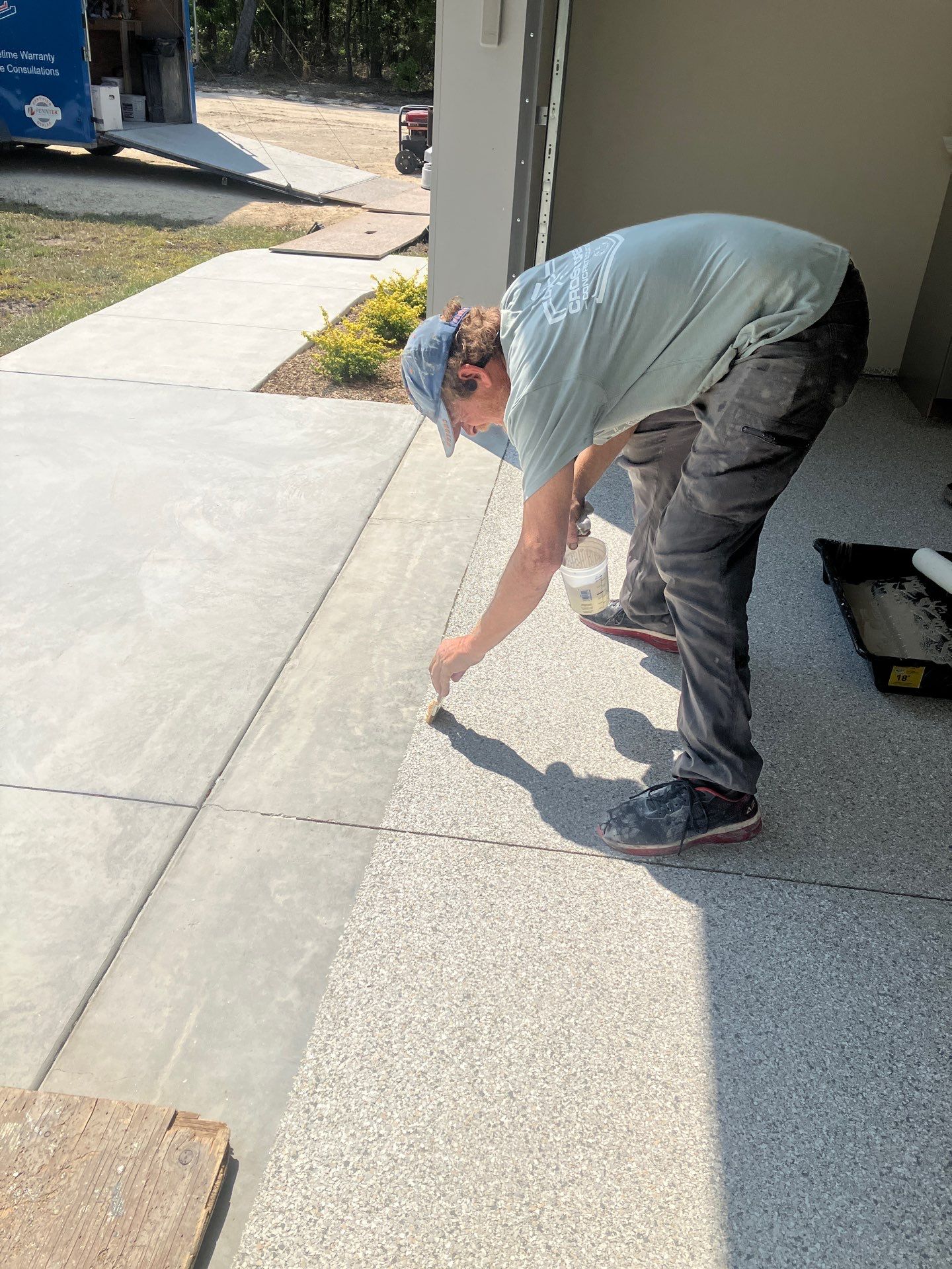 Garage by Cross Creek Concrete Coatings