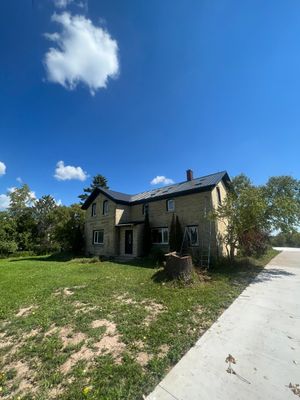 Metal Roof Installation on Residential Brick Home in Oostburg, WI