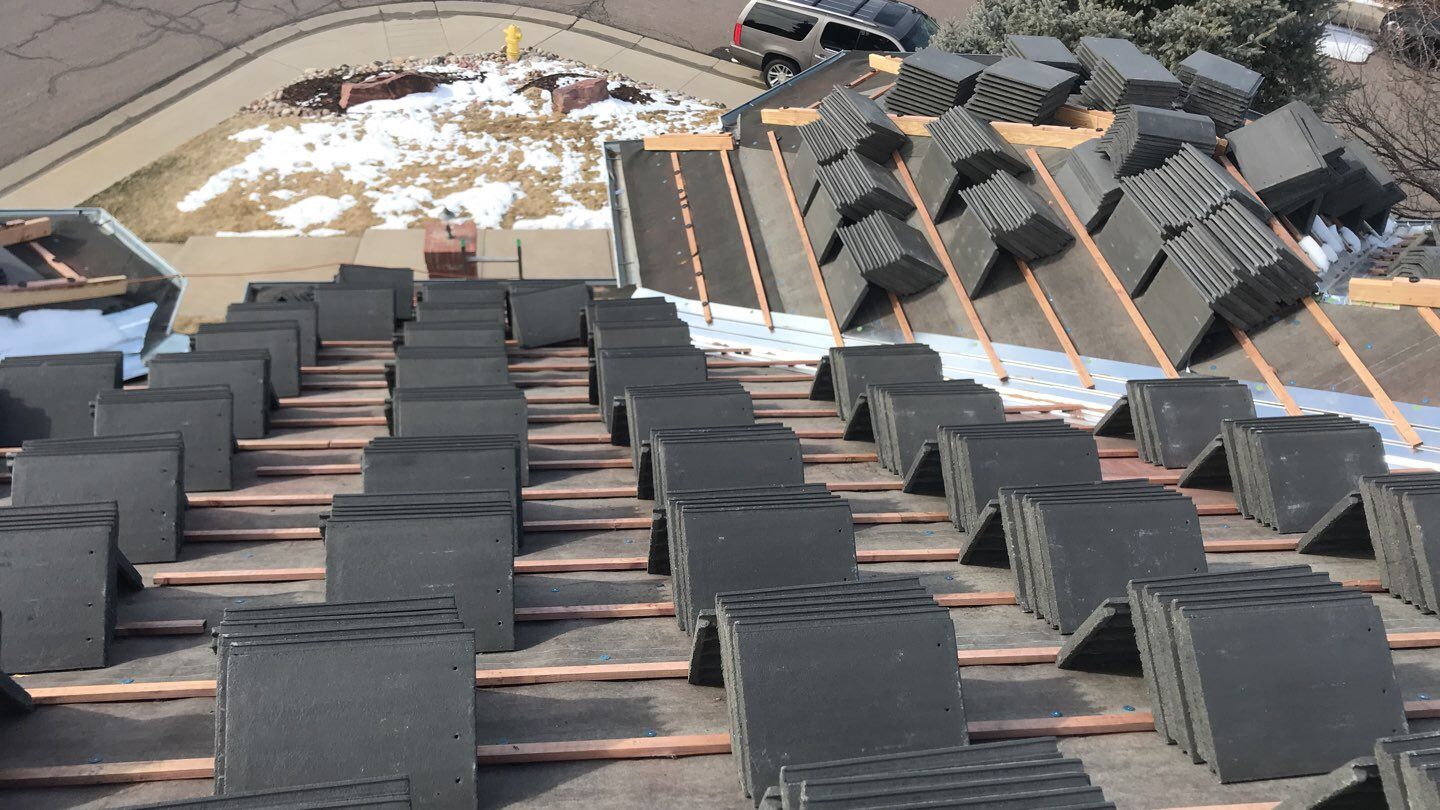 Residential Roofing Installation using Boral Saxony Slate - Black Canyon  by A to Z Roofing