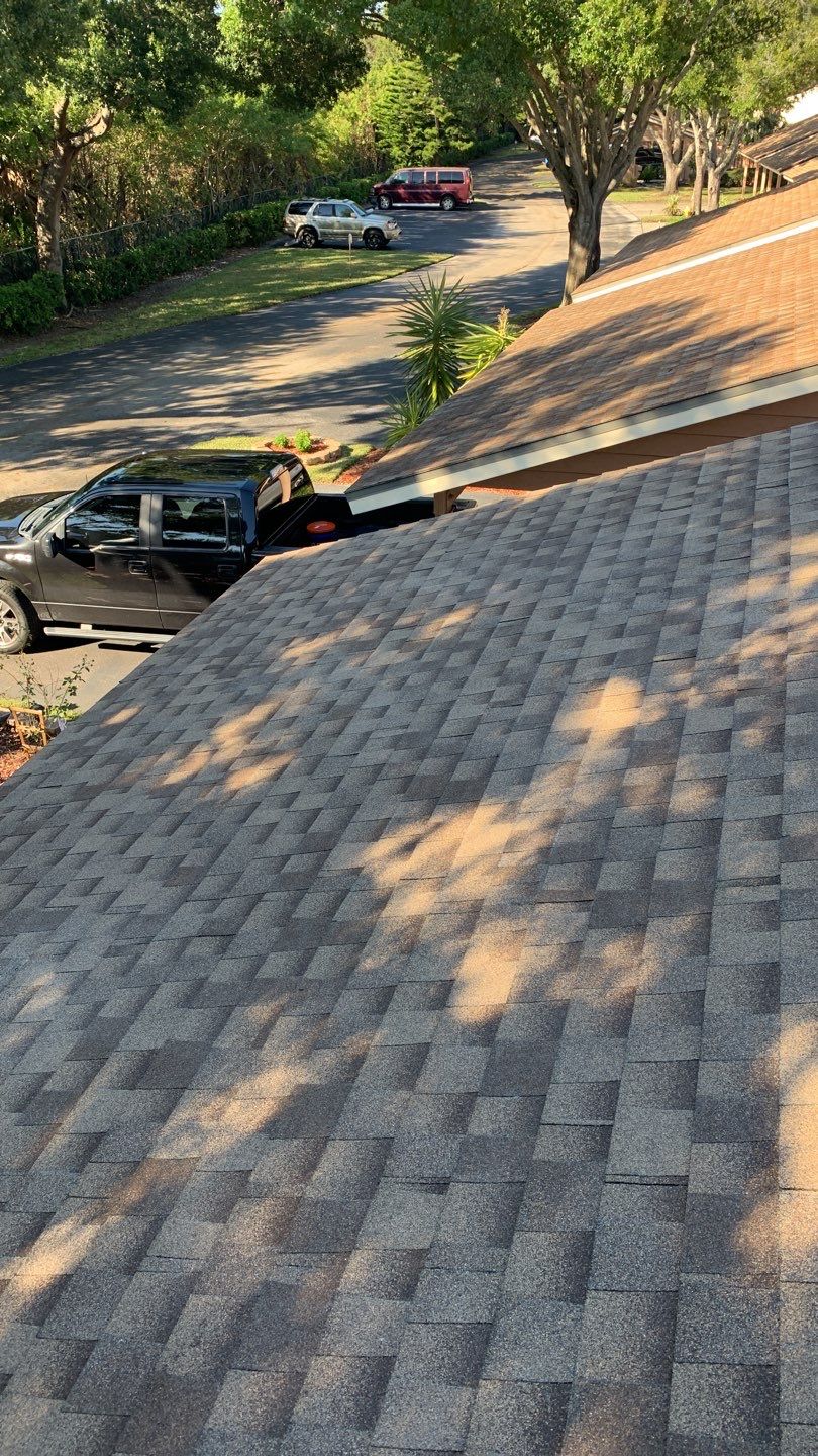 Residential Roofing Installation using GAF HDZ Shingles by Protek Roofing Heating Air & Solar