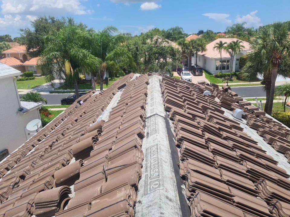 Residential Roofing Installation using Eagle Roofing Tile by BLUES BROTHERS ROOFING