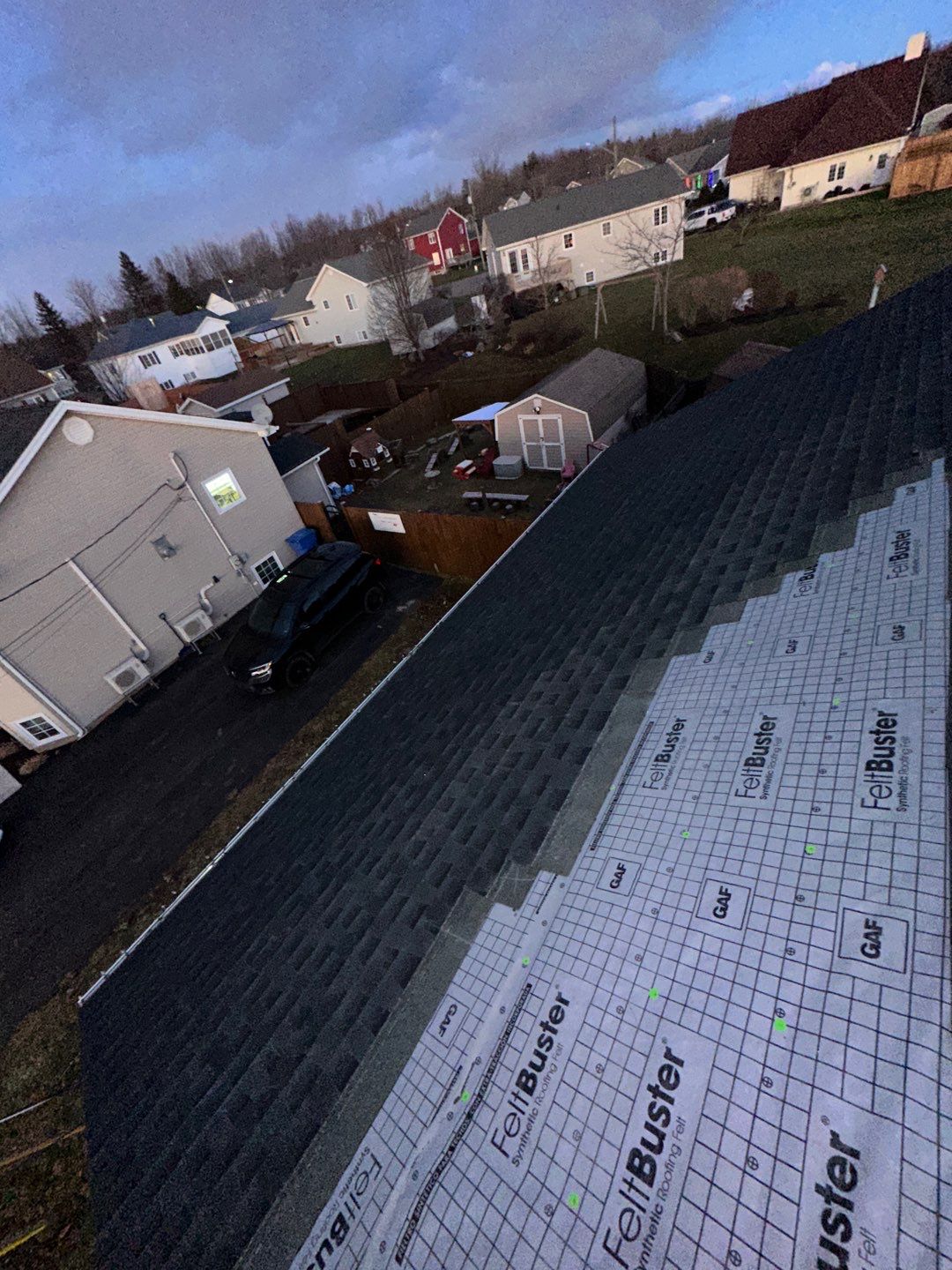Residential Roofing Installation using Asphalt GAF HDZ  by Artisan Roofing & Home Improvements Inc.