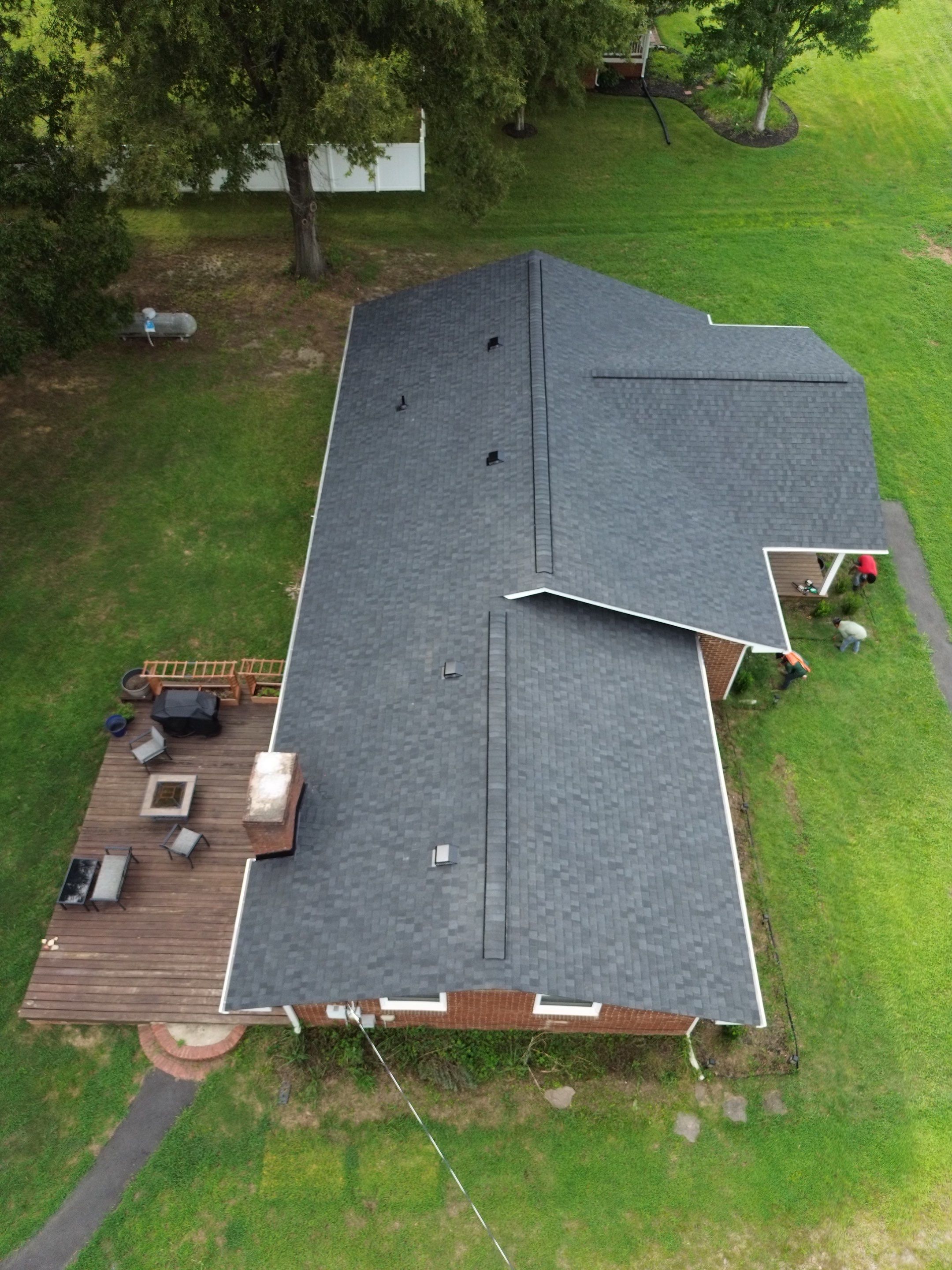Roof replacement, interior and gutter repair by hail and wind damage by Just Brilliant Restoration JBR