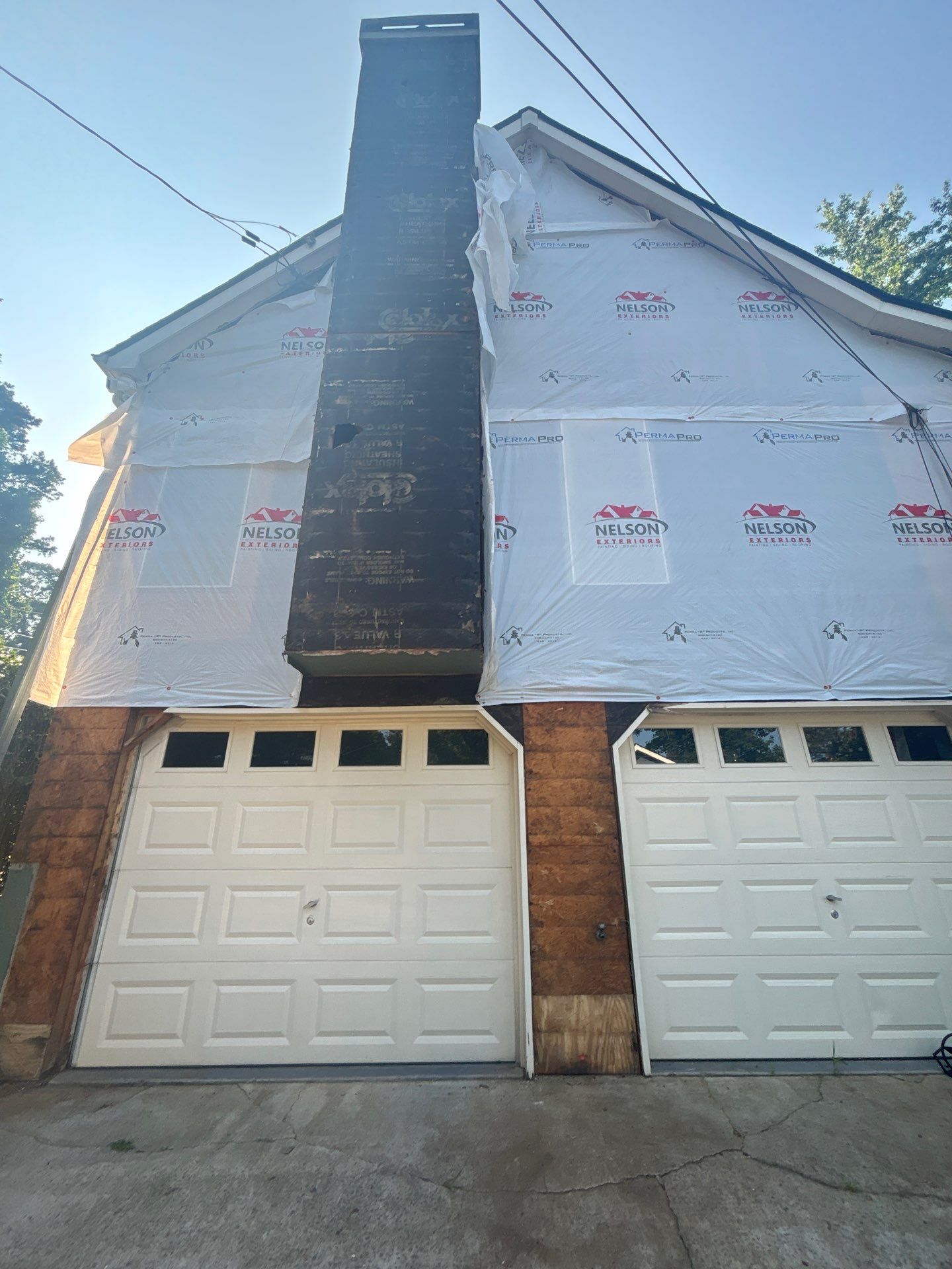 James Hardie Siding Install, Rotten Wood and Gutter Replacement and Exterior Painting by Nelson Exteriors