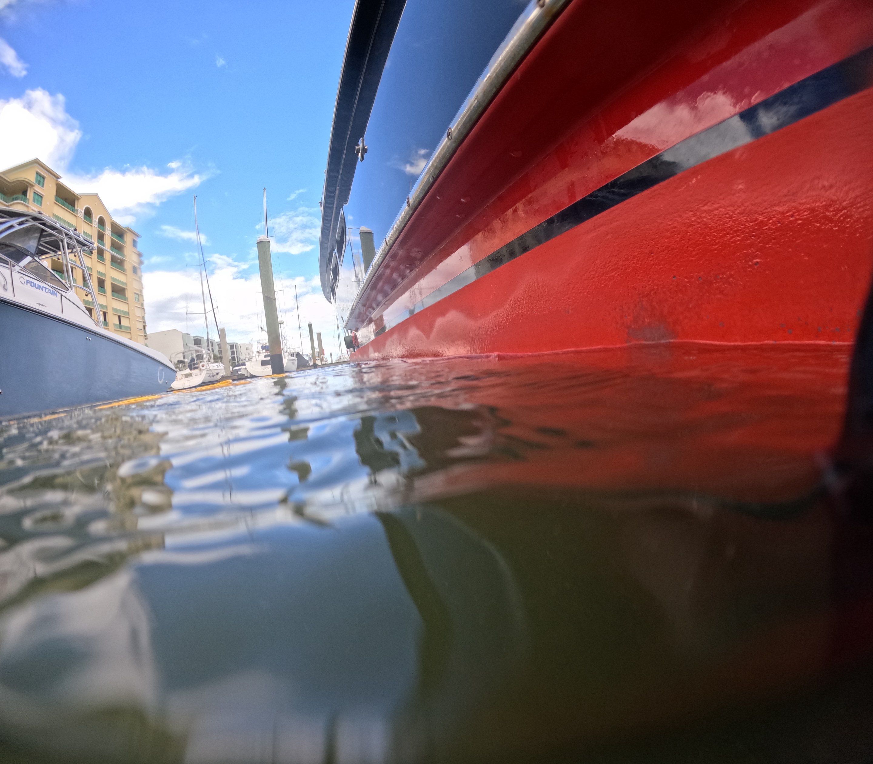 Project in North Fort Myers, FL by Florida Hull Cleaning 