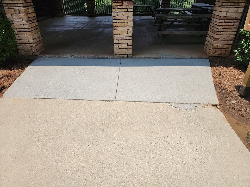 concrete Clean using cleaner by G&H Home Tech Pros LLC