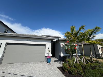Grey Seamless Gutter Installation in Estero FL