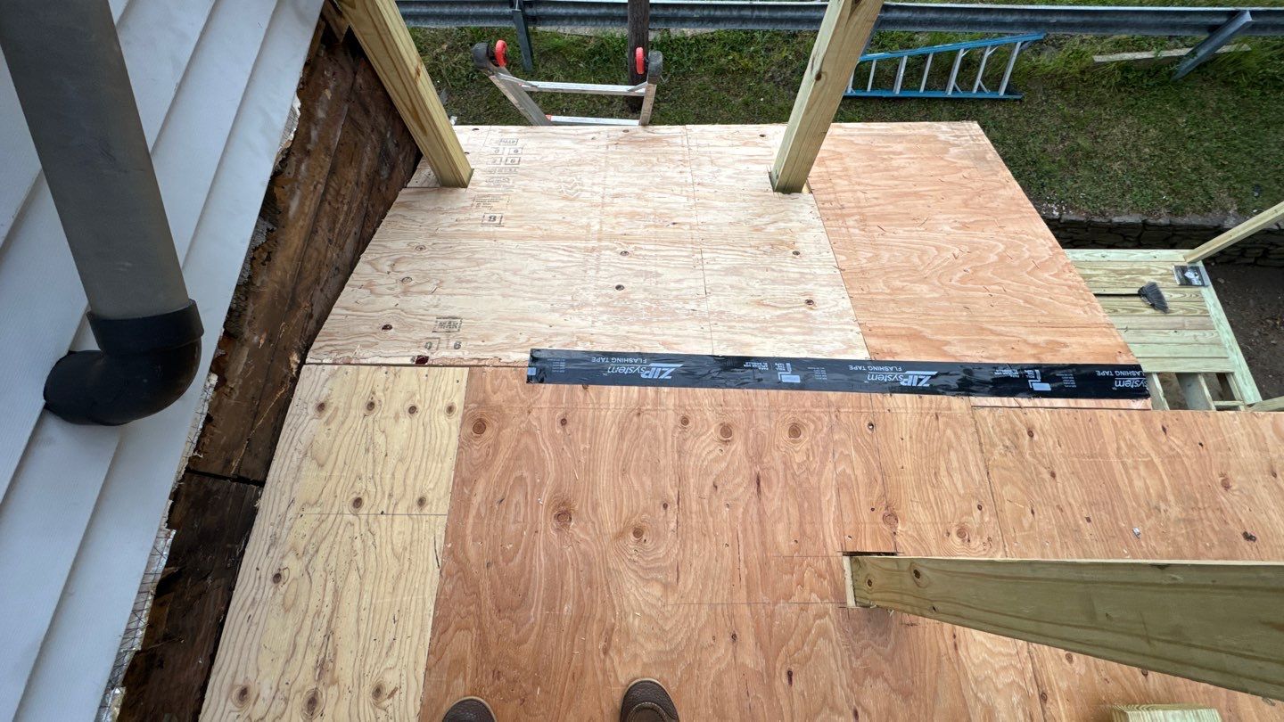 EPDM Flat Roof Installation with ISO Board on Existing Structure by Sensible Home Solutions