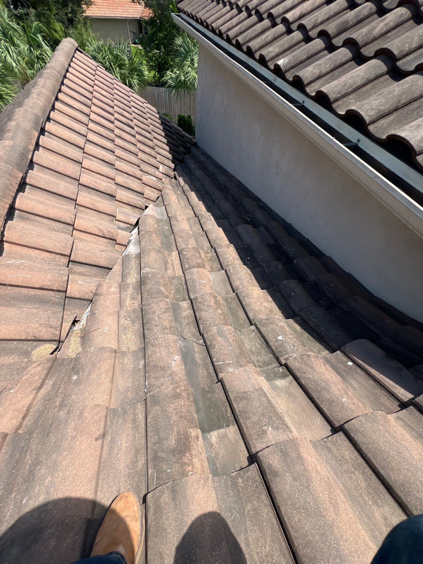 Residential Roofing Repair using tile by Roof Repair Company