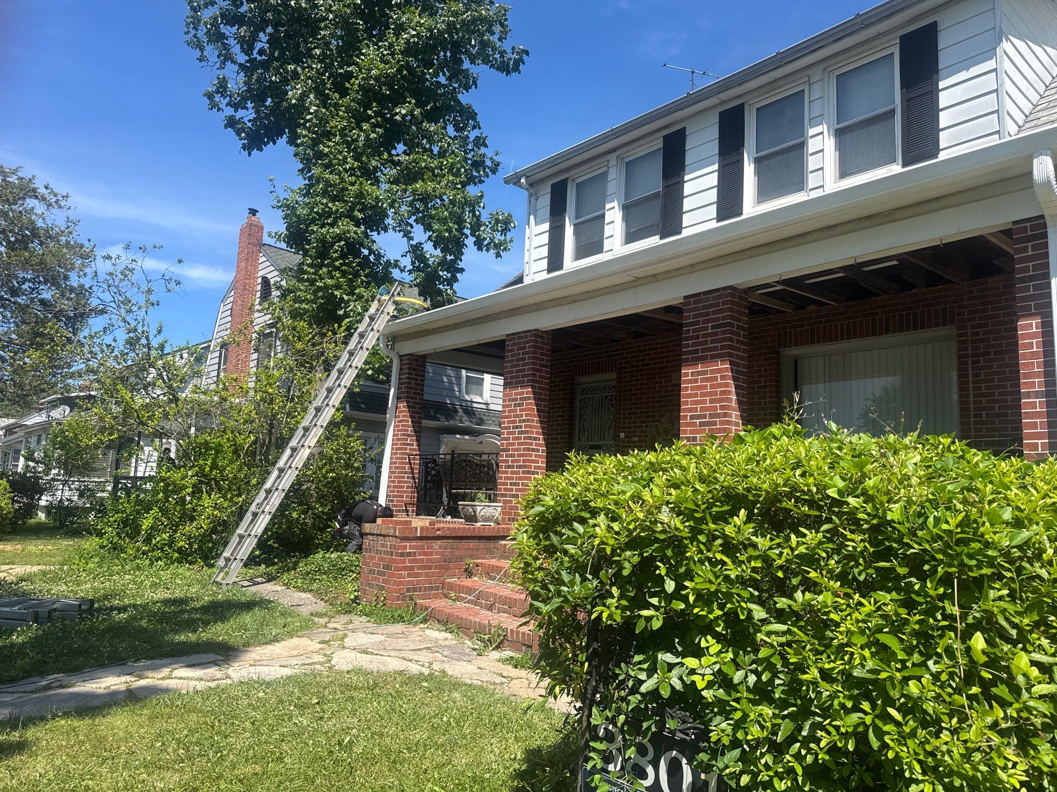Roof Replace Porch by Alpha Design Services