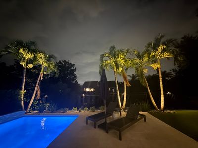 Custom Landscape Lighting and Hardscape Installation for Tampa Residence
