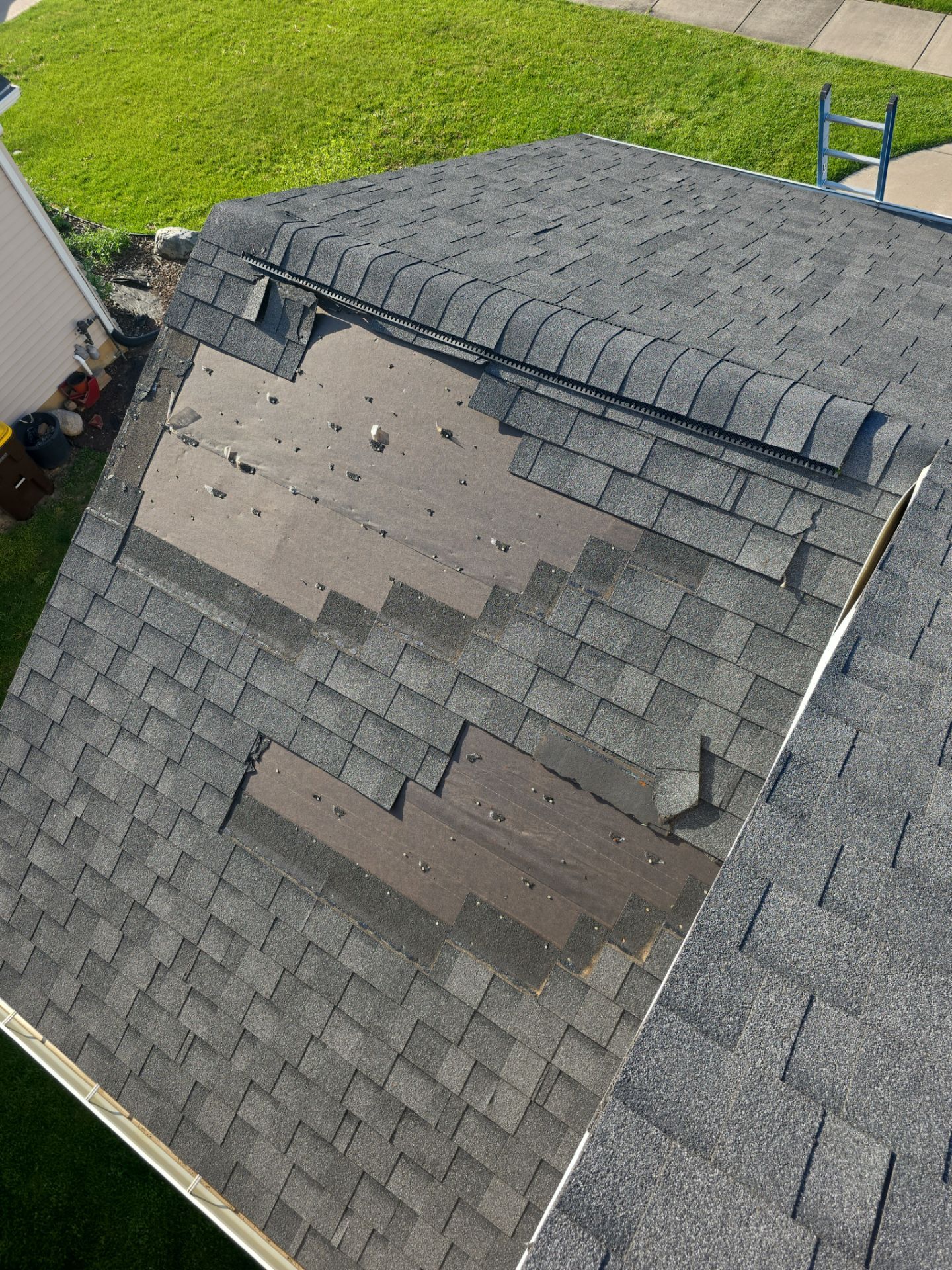 Storm Damage Repaired! by 42 North Construction, LLC.