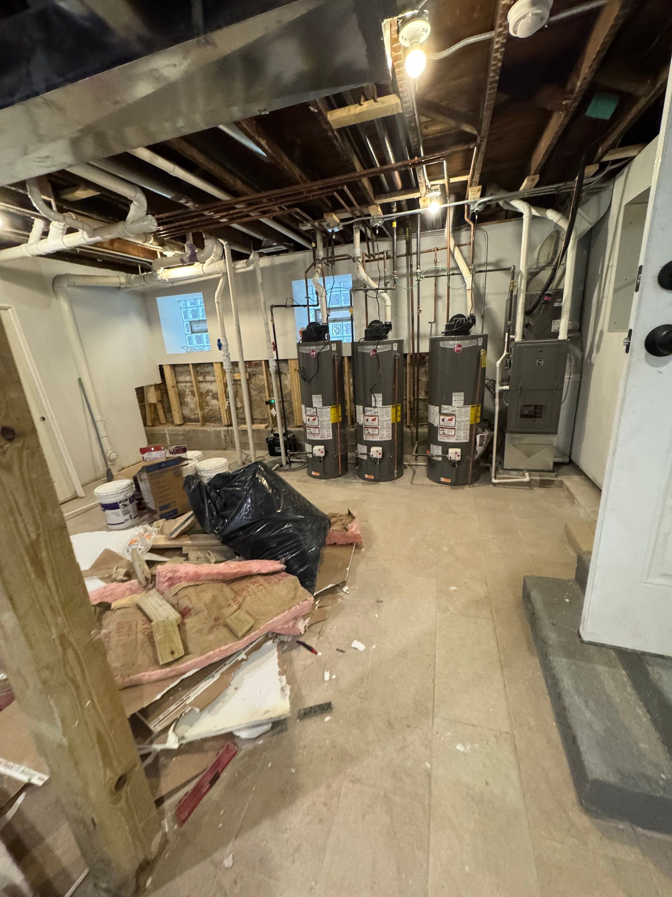 North Side Drain Tile System by Area Wide Waterproofing