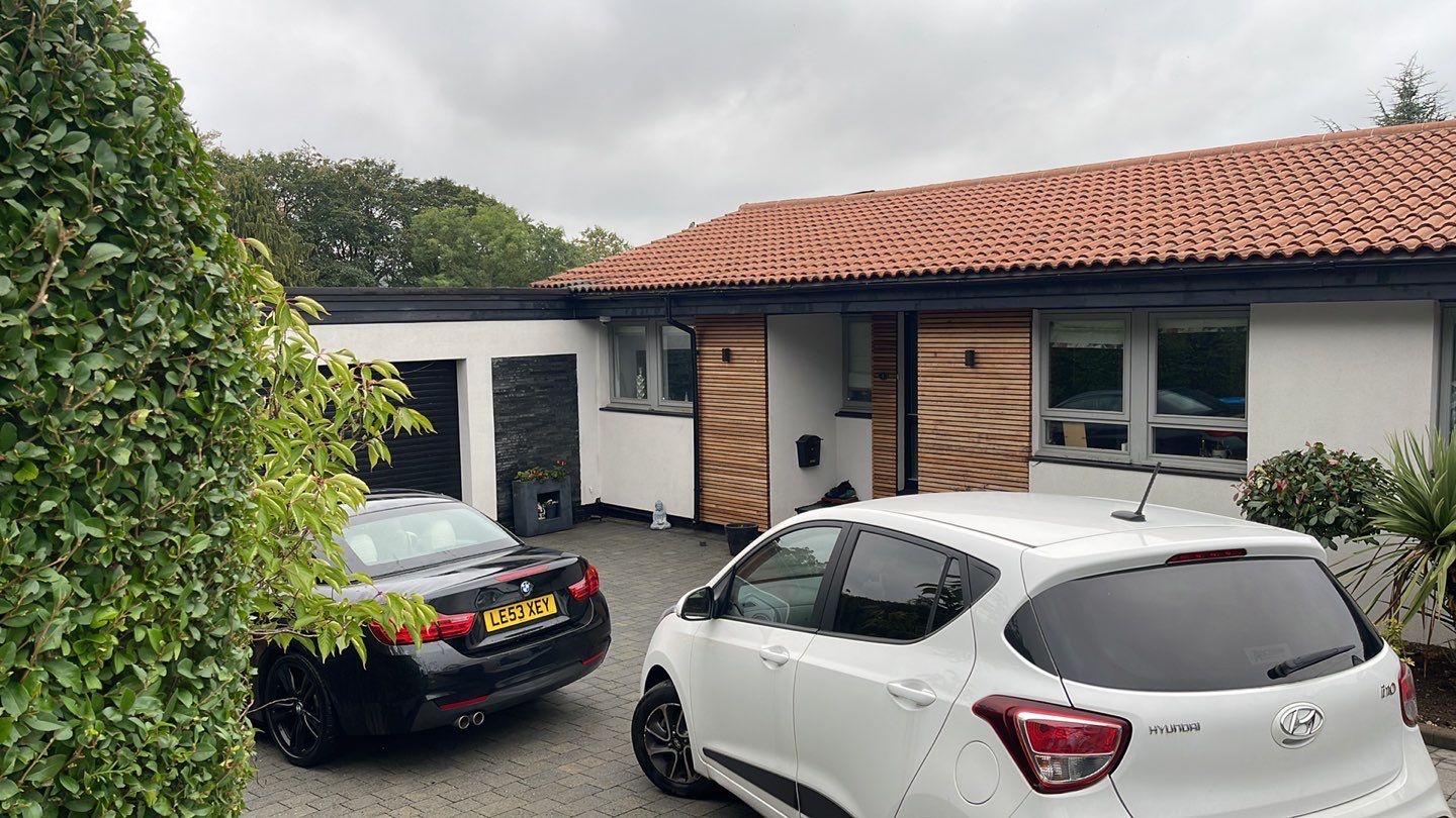 Roof And Render Clean using Honda 15lpm Low Pressure Washing Machine by Ges Exterior Cleaning ltd