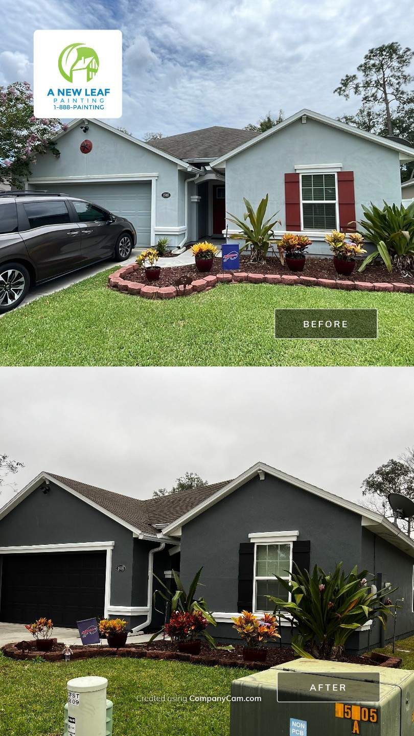 Residential Exterior Painters in Jacksonville FL 32259 by A New Leaf Painting, LLC