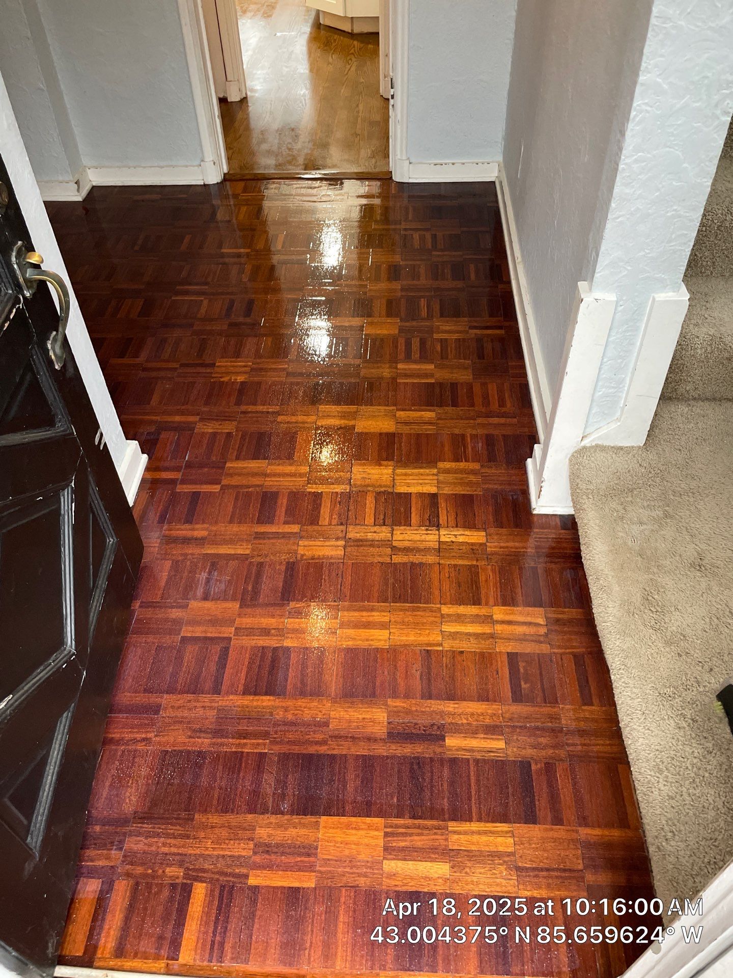Custom Refinishing on Existing Hardwoods by RTBaldwin Hardwood Floors