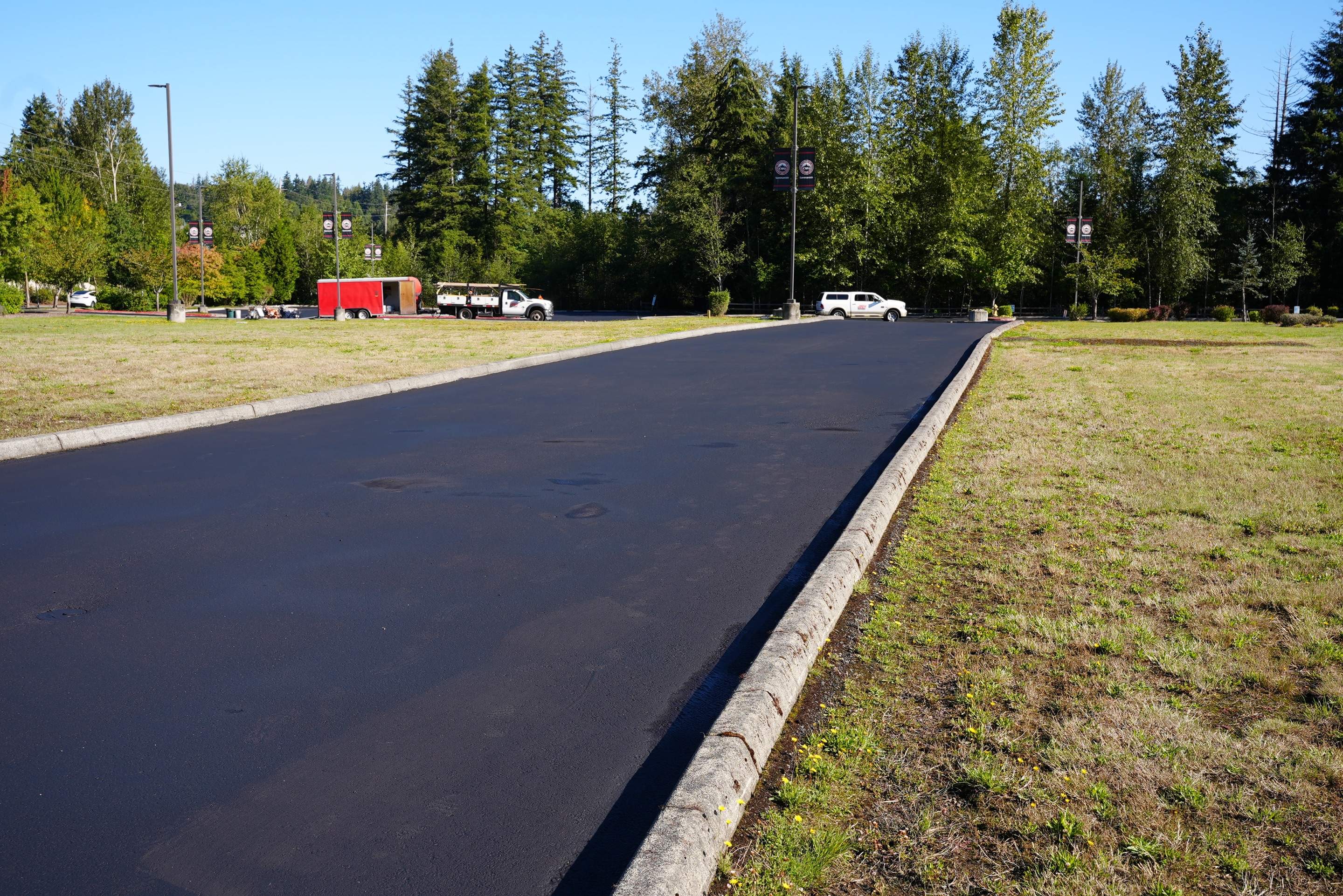 Central Washington University (CWU) Parking Lot Sealcoating & Striping  by Jireh Asphalt & Concrete Inc 