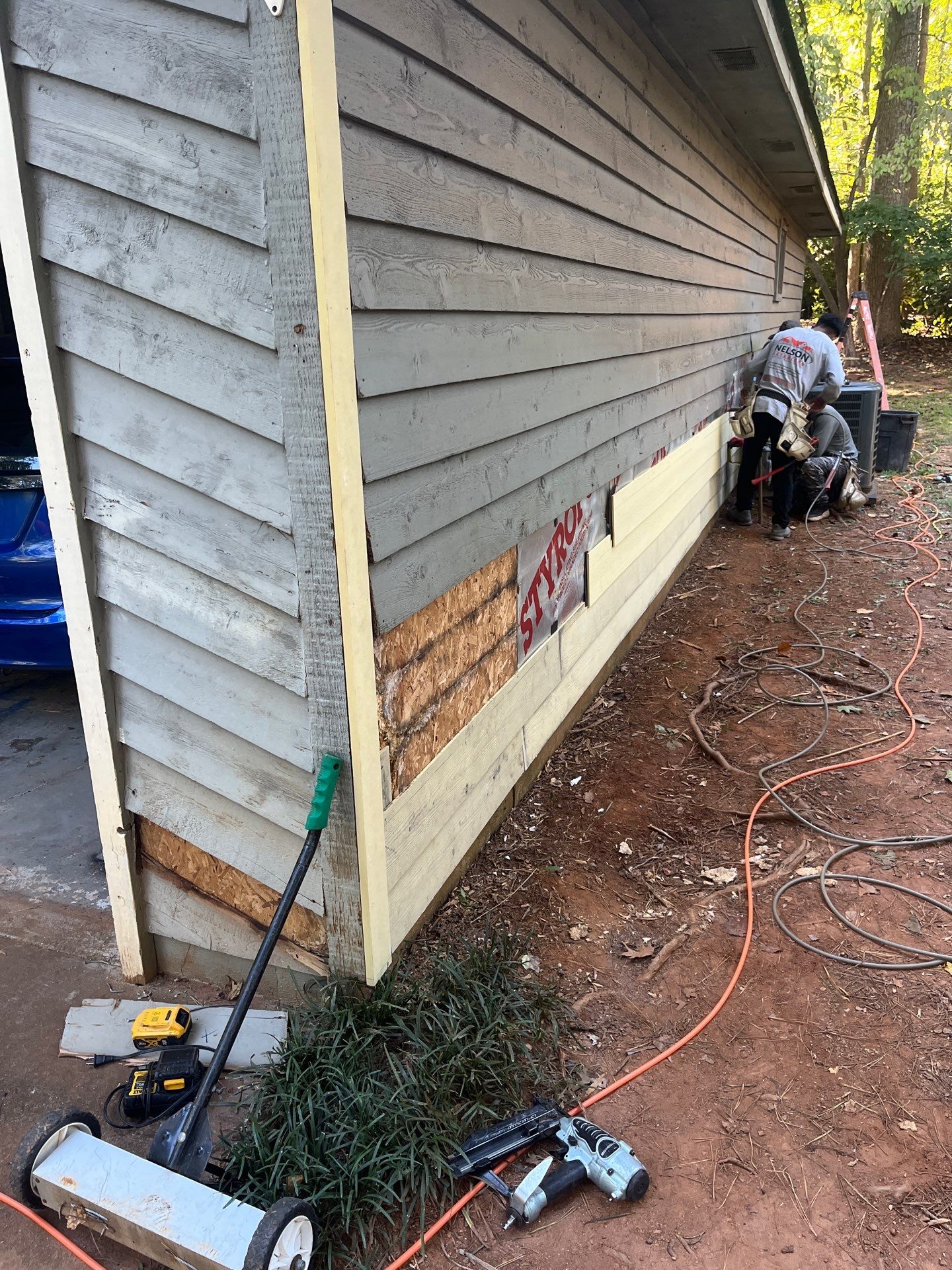Rotten Wood Replacement, Exterior Painting, and Deck Resurface by Nelson Exteriors 