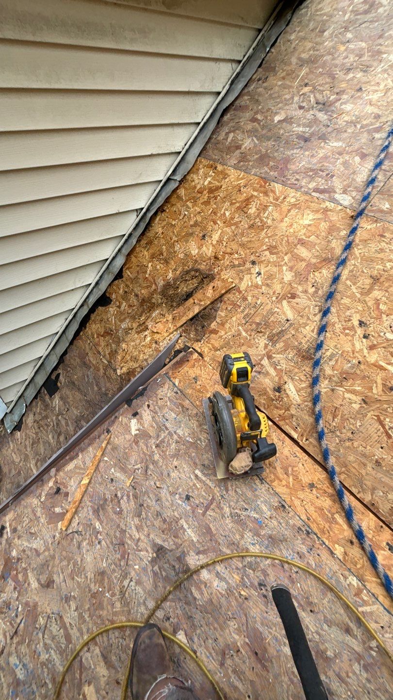Roof Replacement and cover porch by Deerfield Roofing LLC