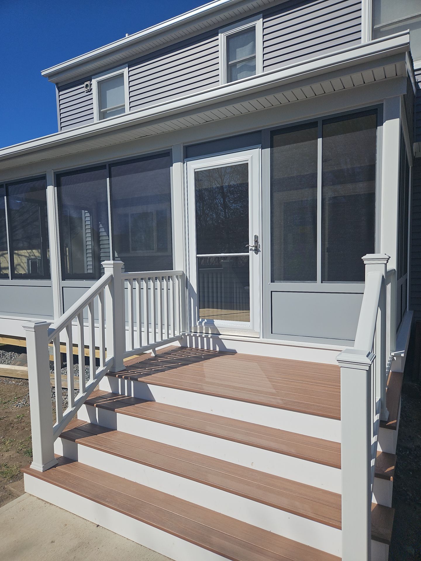 Summer Space Porch Enclosure by DiGiorgi Roofing and Siding Inc