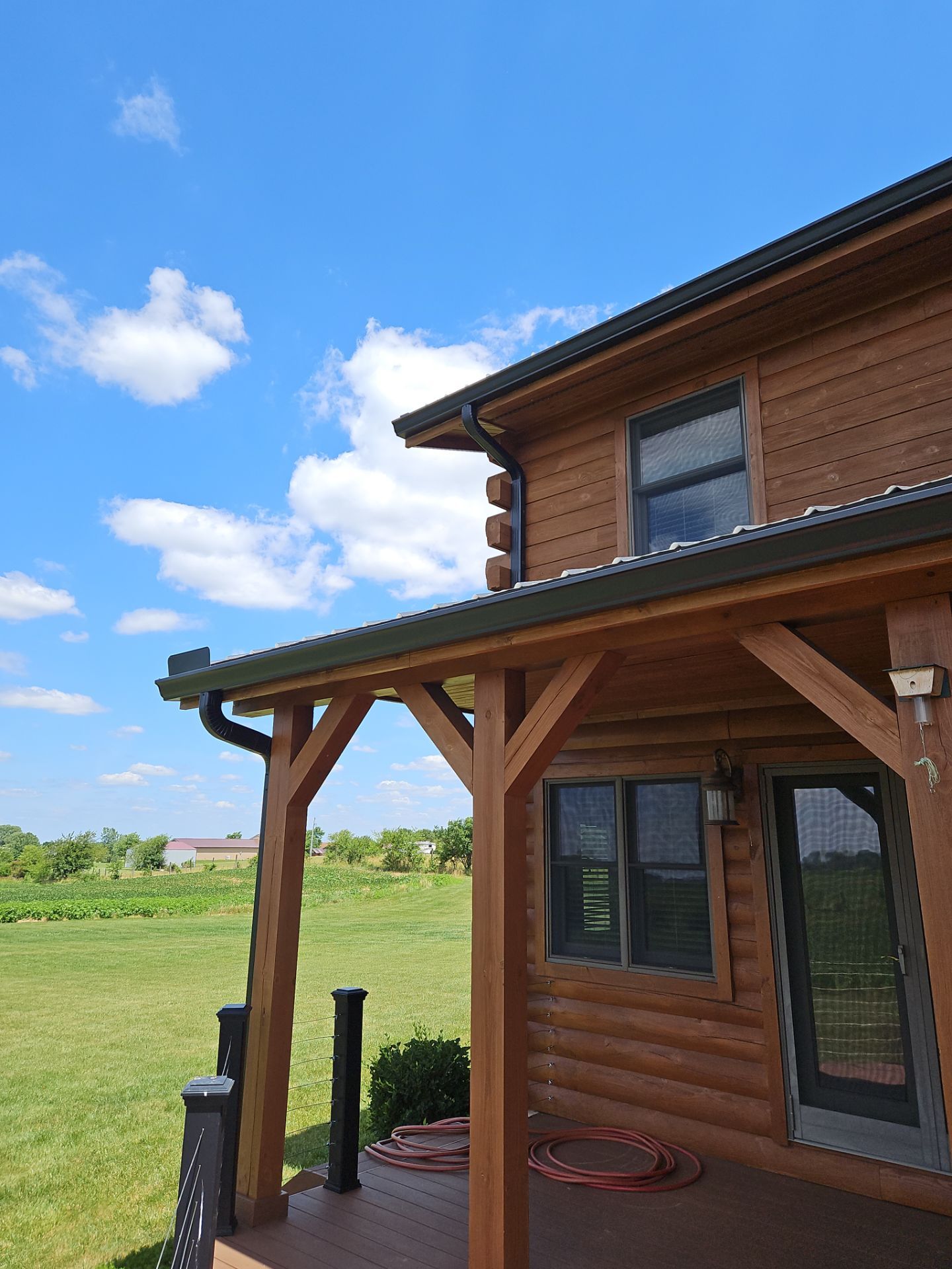 Residential Roofing Installation using Performance Panel Metal - Frost Black by RoofX 