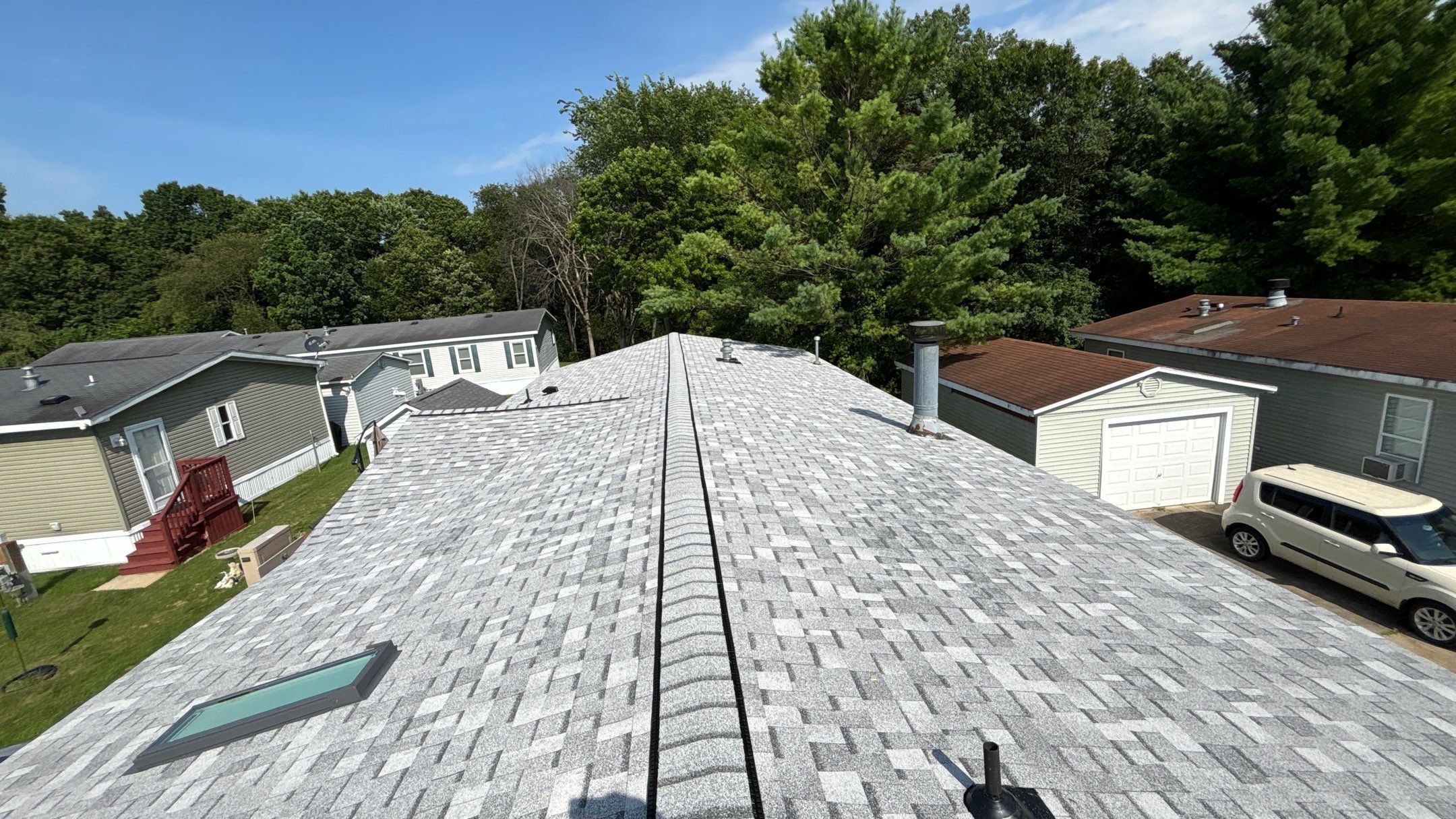 Roof Replacement using Owens Corning Sierra Gray by 180 Contractors