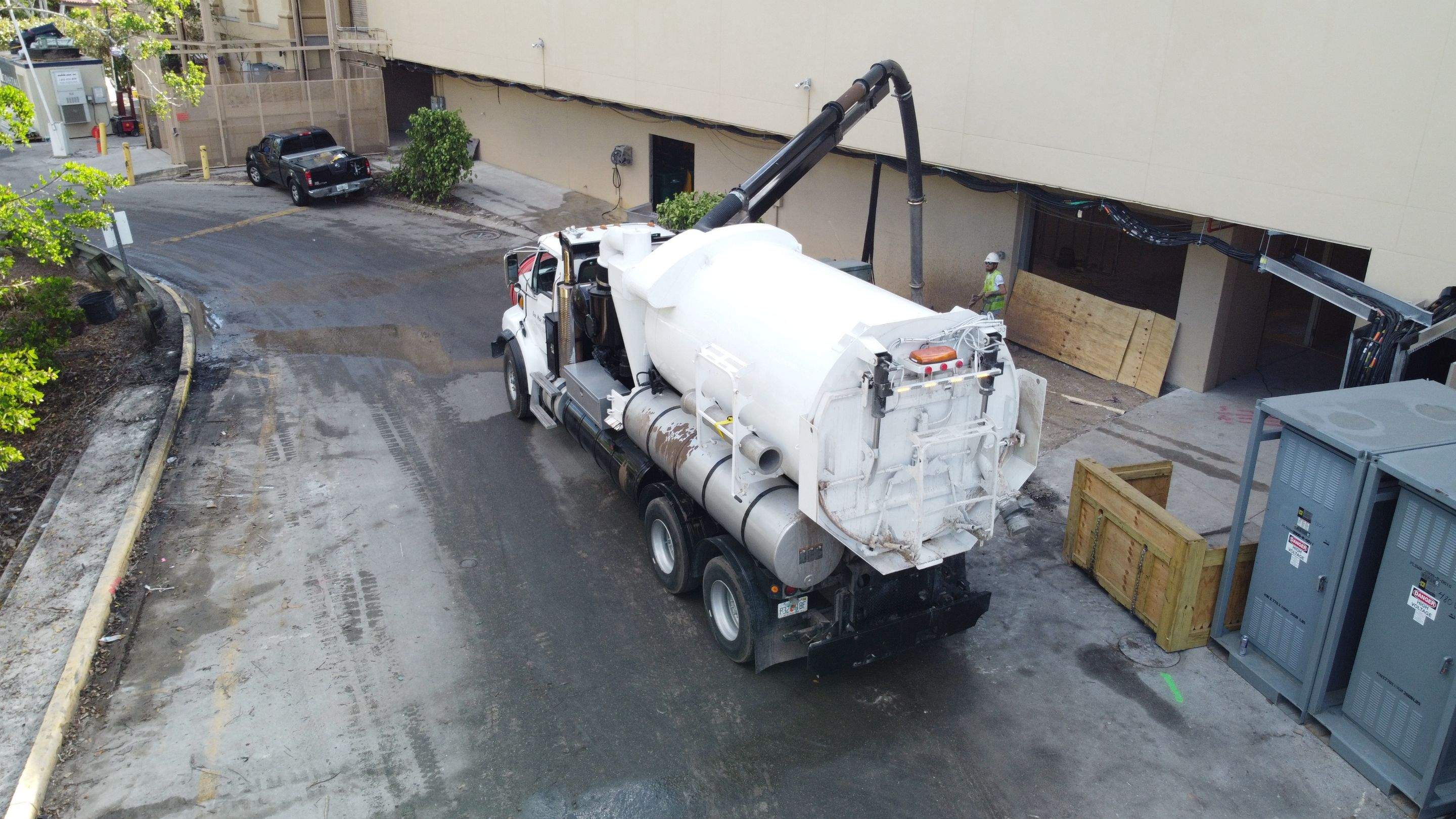 Ritz-Carlton North Service Road Daylighting by Don Mar, Inc. Storm Water Solutions