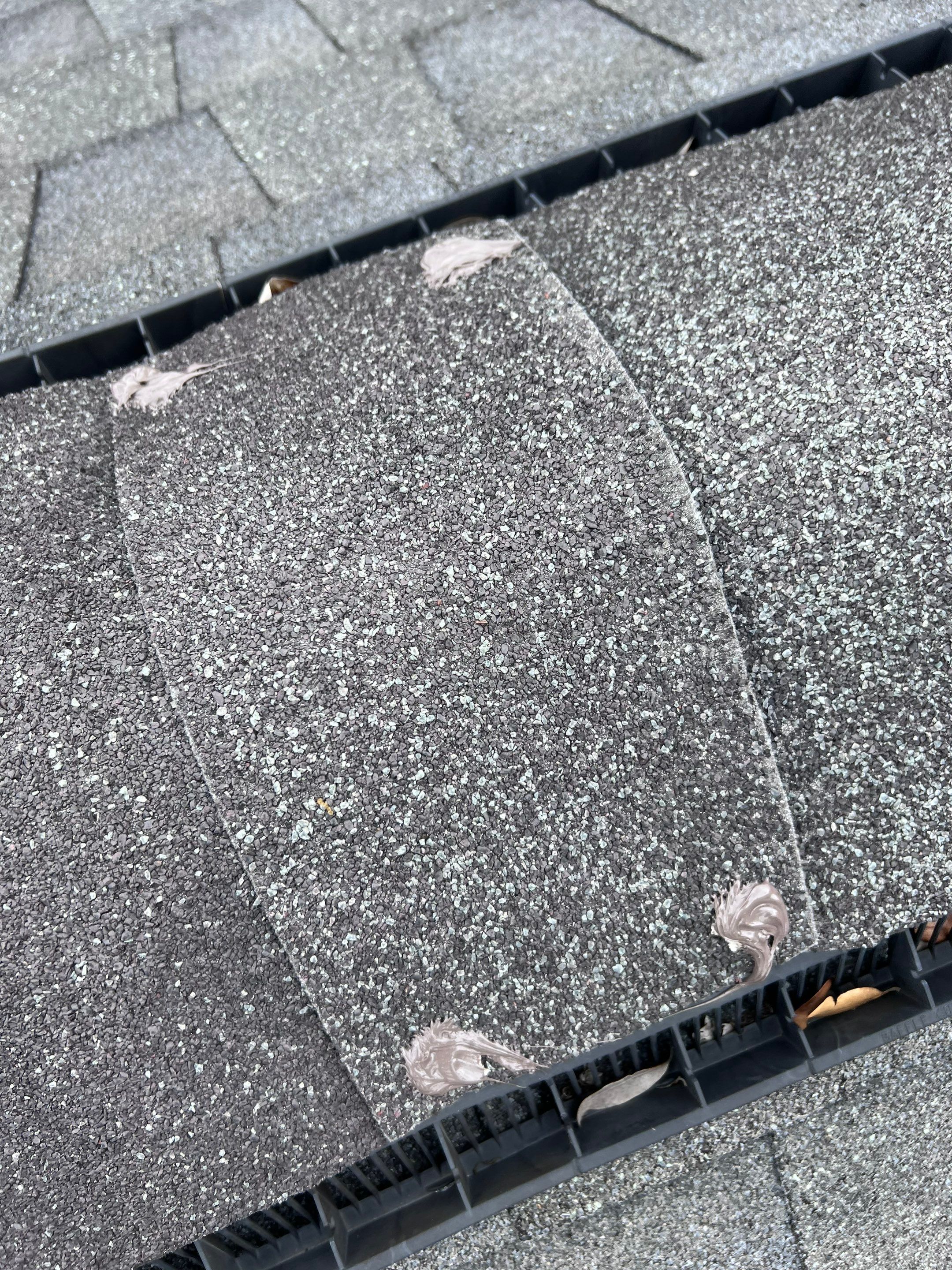 Hail Damage using Owen's Corning Duration (Lifetime) Shingles by Roof Repair Company