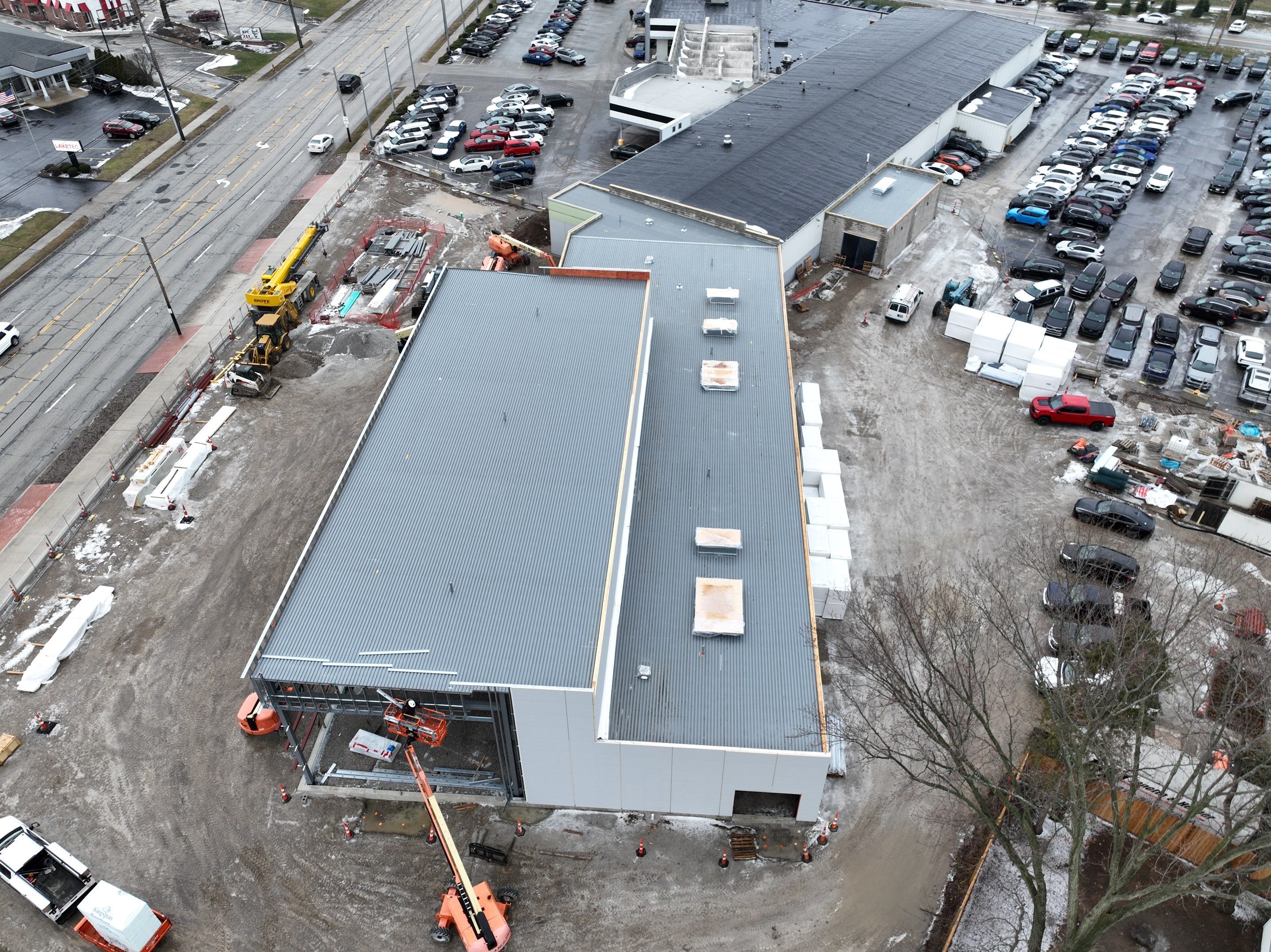 Project in North Olmsted by Commercial Roofing and Coating Systems