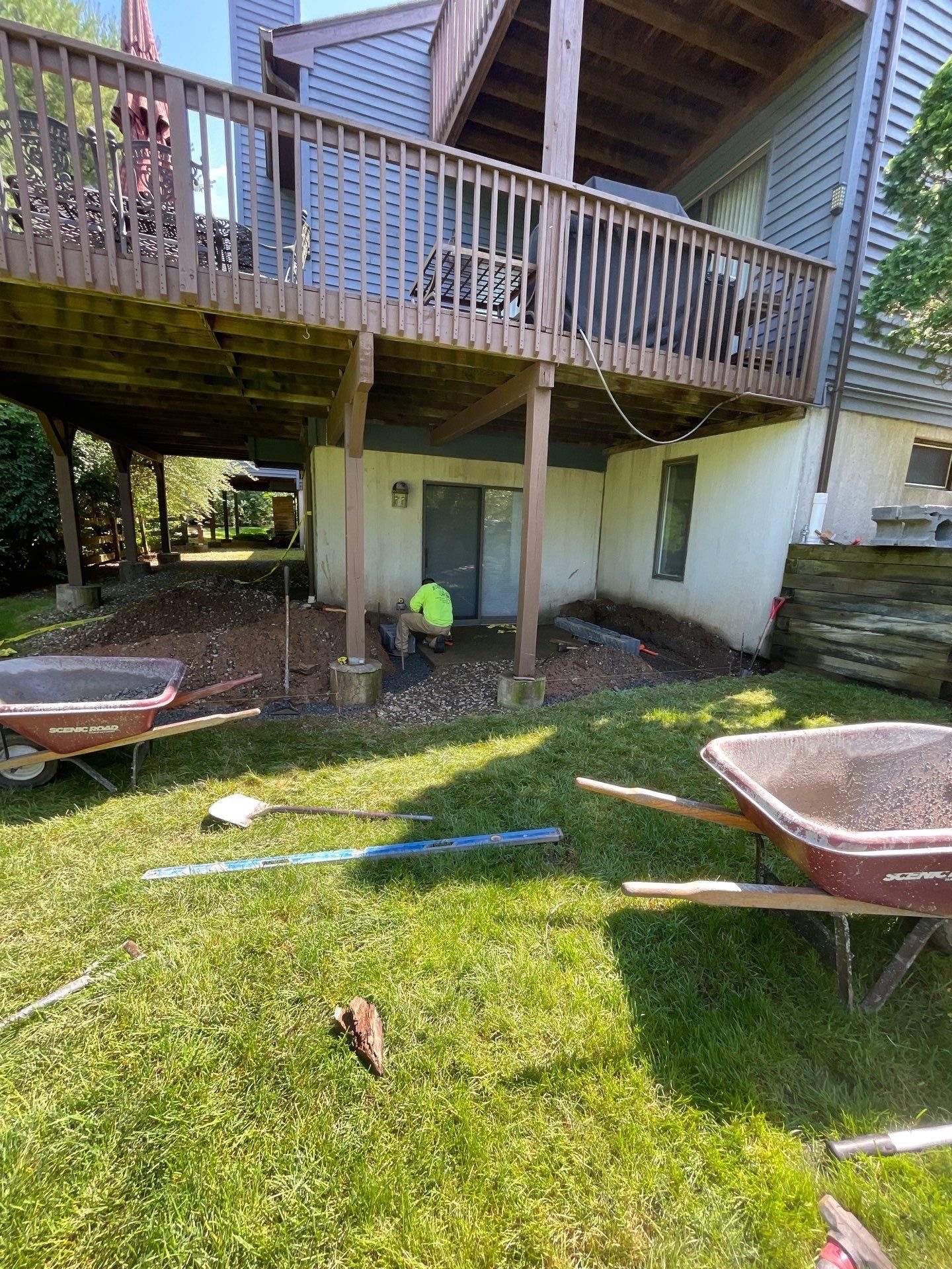 Railroad Tie Wall Replacements by High Sierra Landscape Contractors Inc.