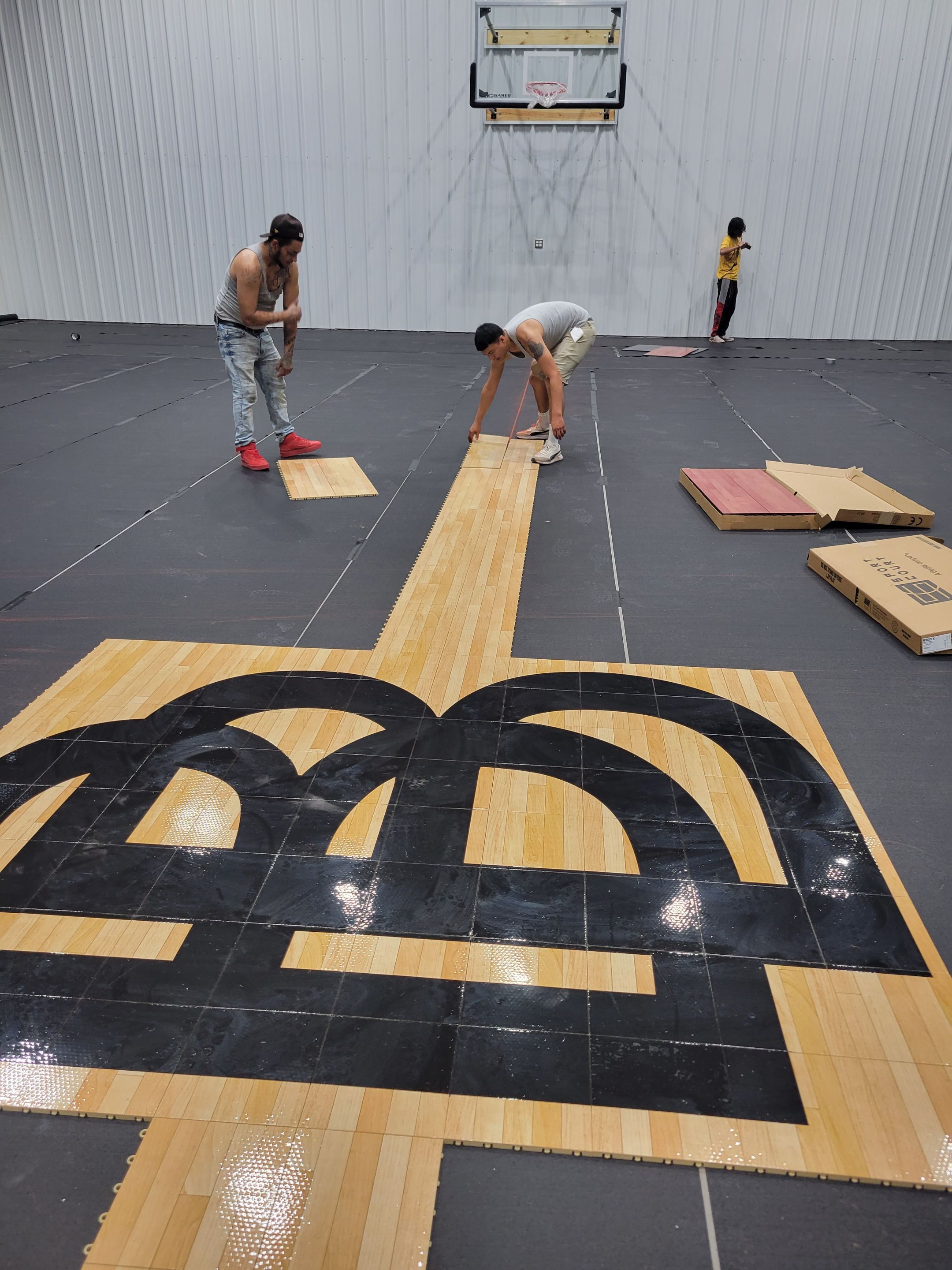 West Texas Home Gym 50x90 by Sport Court Austin