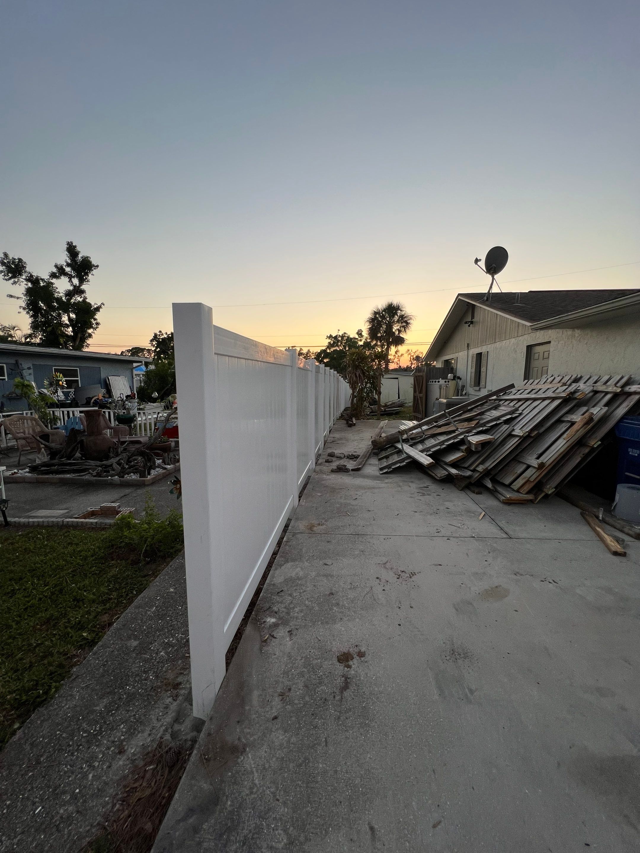 Vinyl Fence Installation using Vinyl Privacy Fence  by Asap fence and gates, LLC