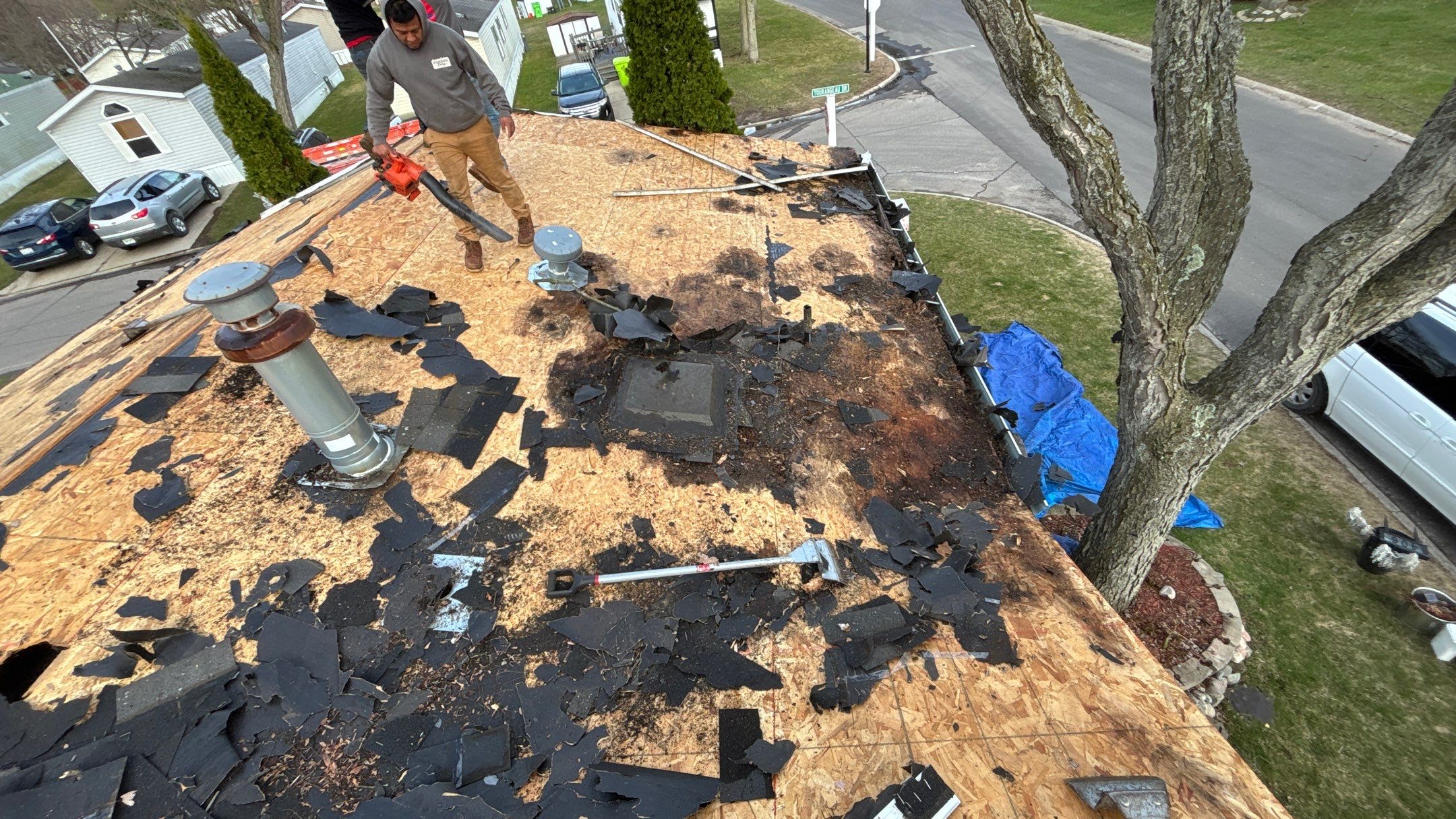 Roof Replacement using Owens Corning Sierra Gray by 180 Contractors