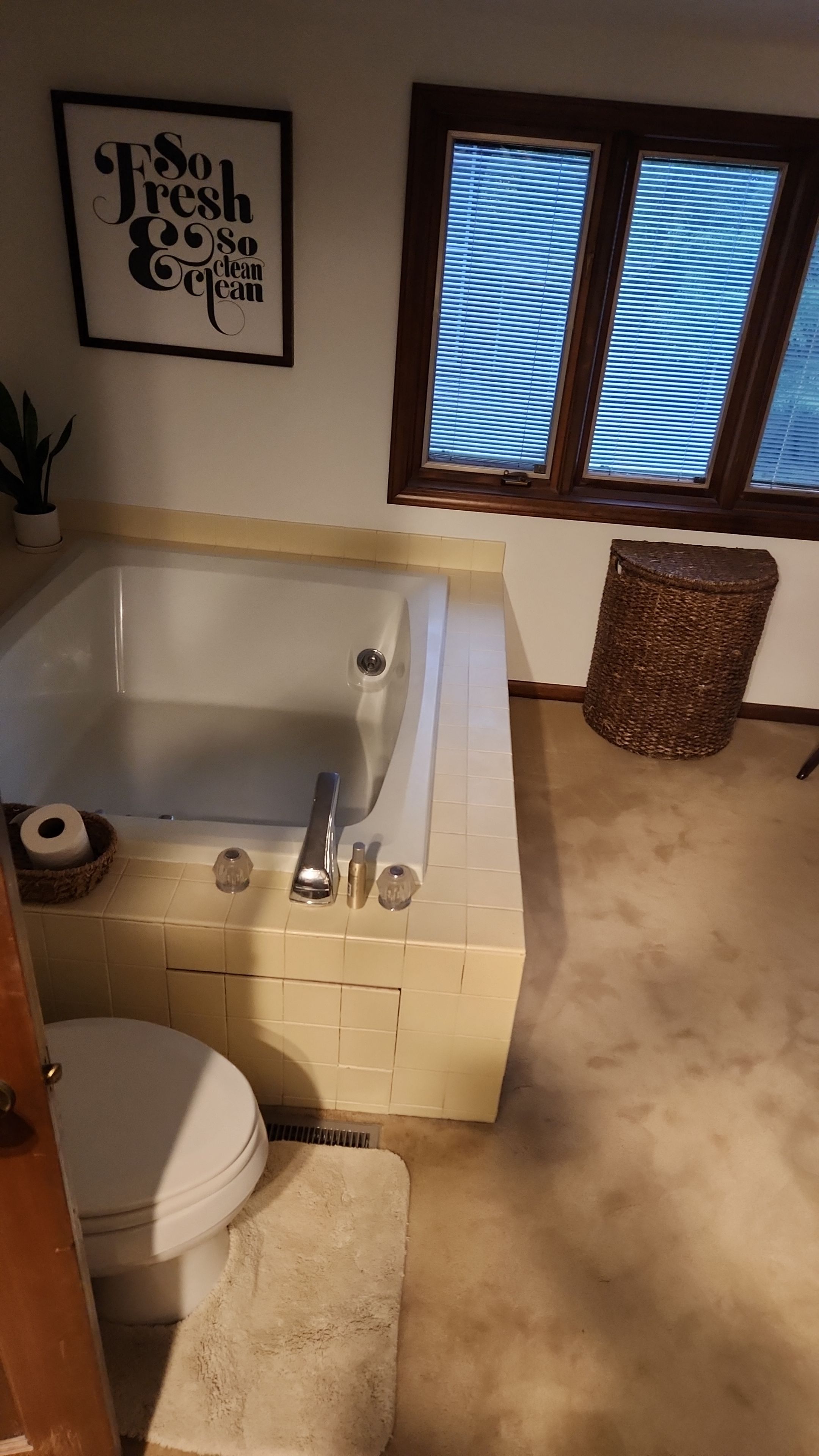 Full Bathroom Remodel, customer painting themselves by The Shower Company