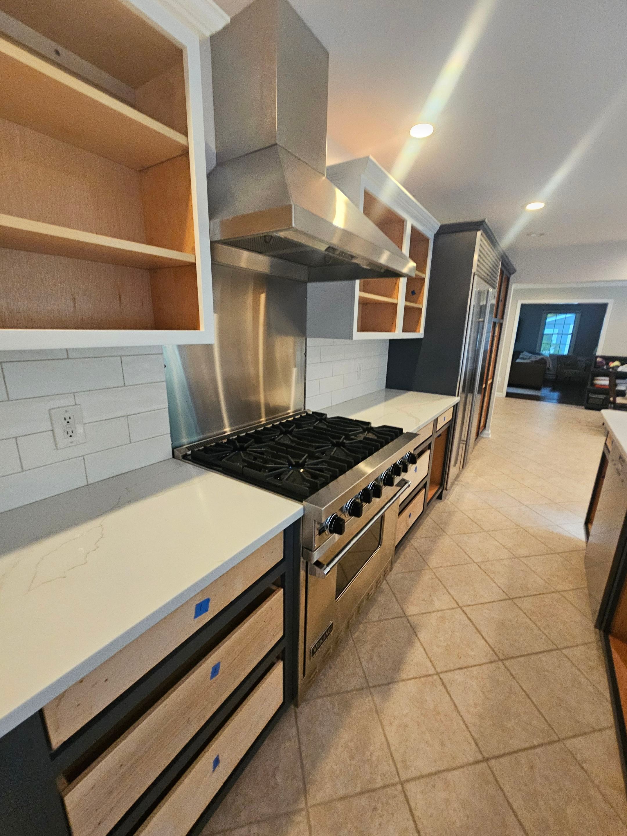 Chic Kitchen Cabinet Refinishing Project by Spectrum Painting, LLC