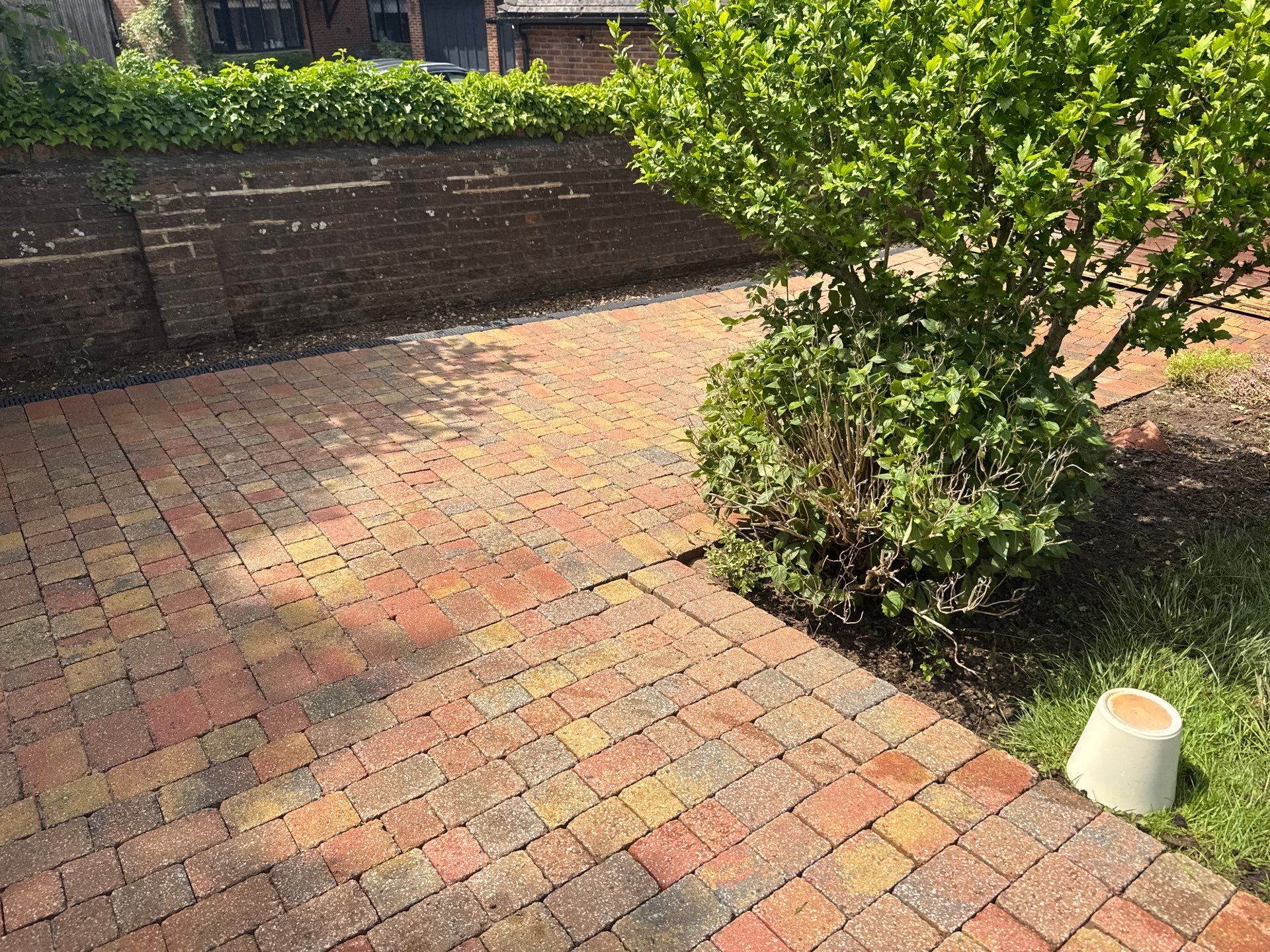 Patio Clean using Honda 21lt High Pressure Machine by Ges Exterior Cleaning ltd