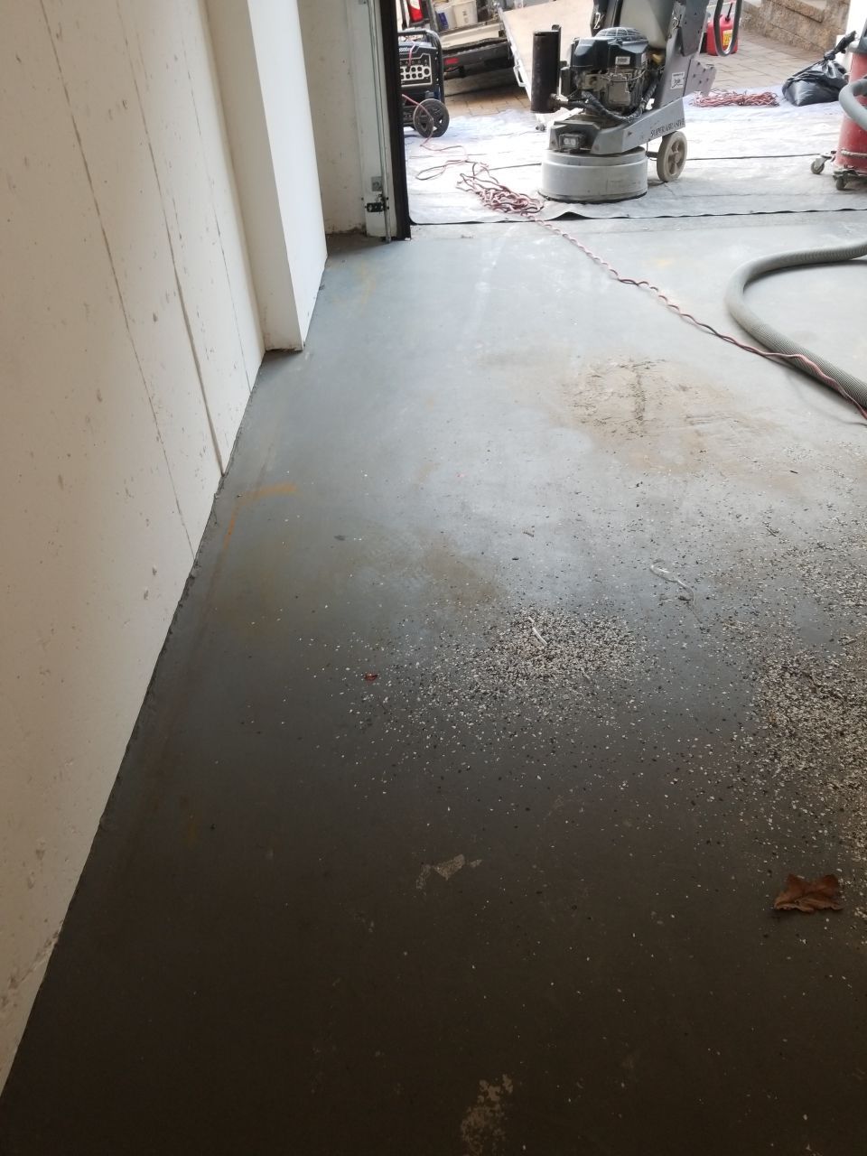 Garage Floor Coating in Penntek Domino by Spectrum Painting, LLC