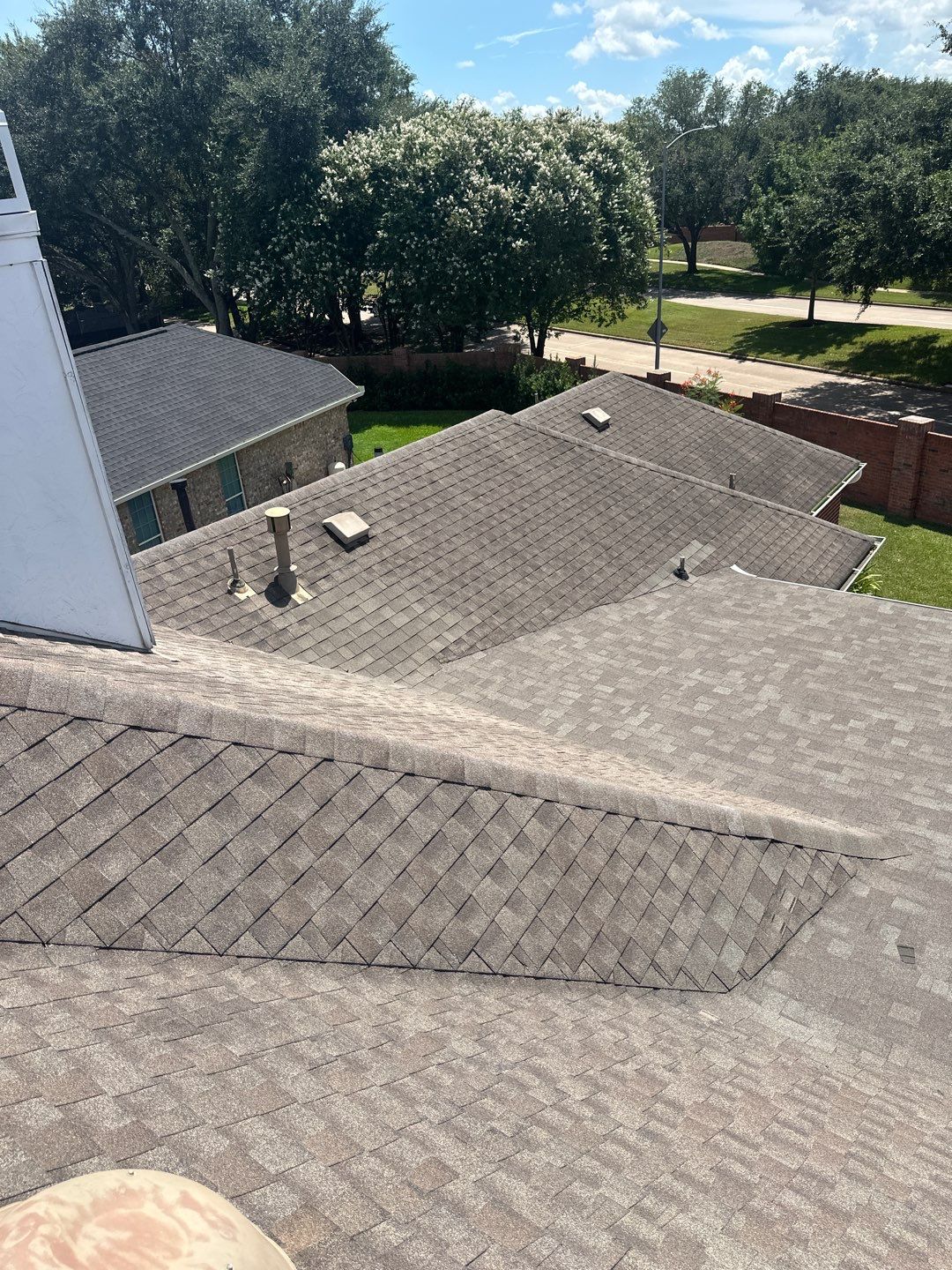Hail Damage using Owen's Corning Duration (Lifetime) Shingles by Roof Repair Company