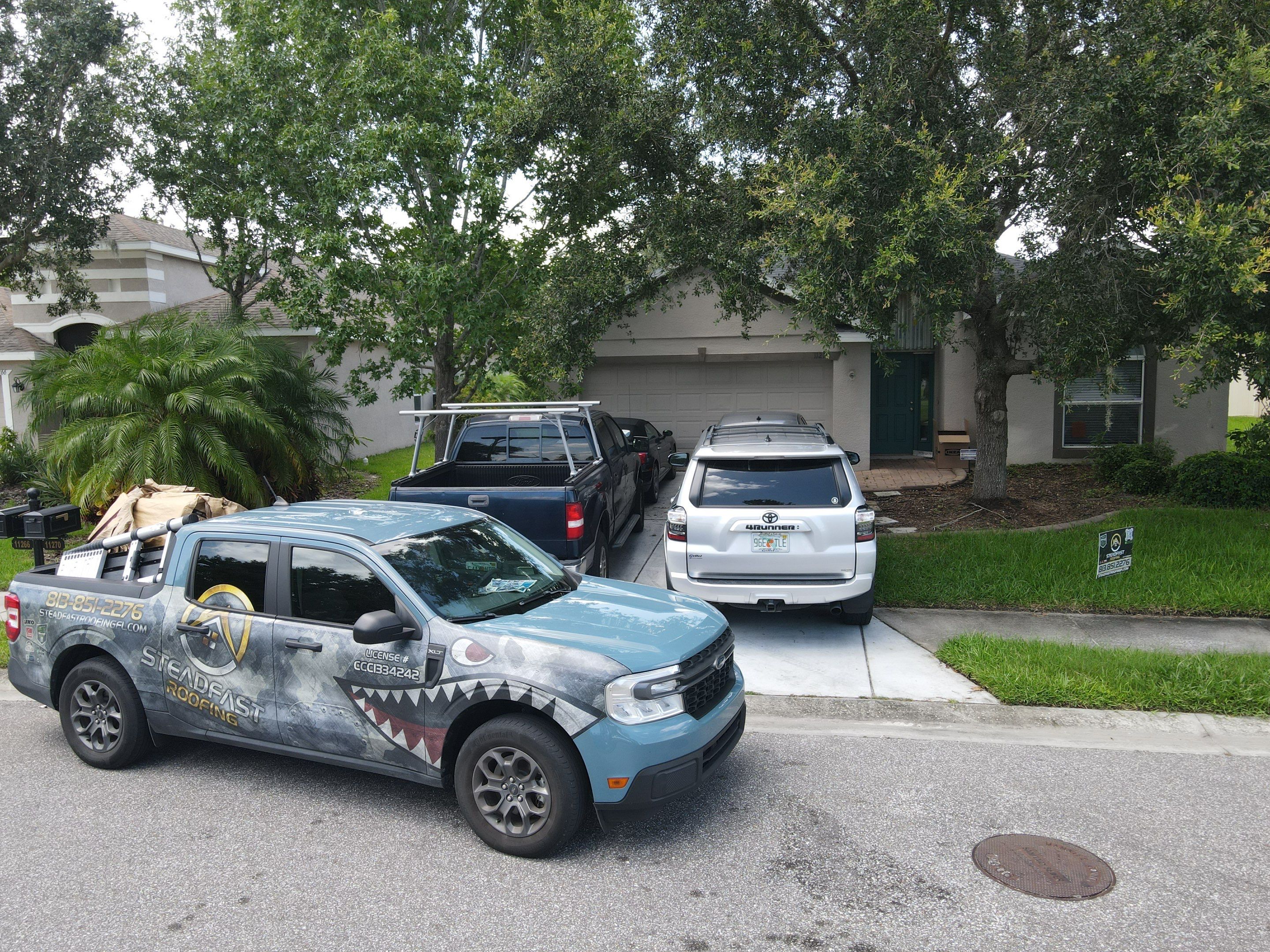 Roof Replacement in Parrish, FL. by Steadfast Roofing